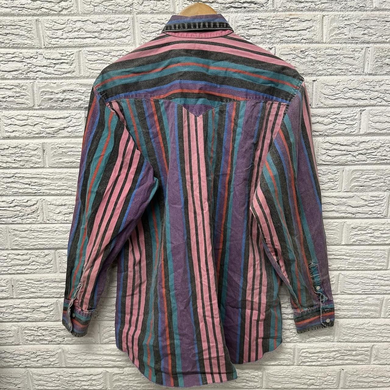 Wrangler Vintage Wrangler Brushpopper Button Down Western Shirt XL Size US XL / EU 56 / 4 - 3 Thumbnail