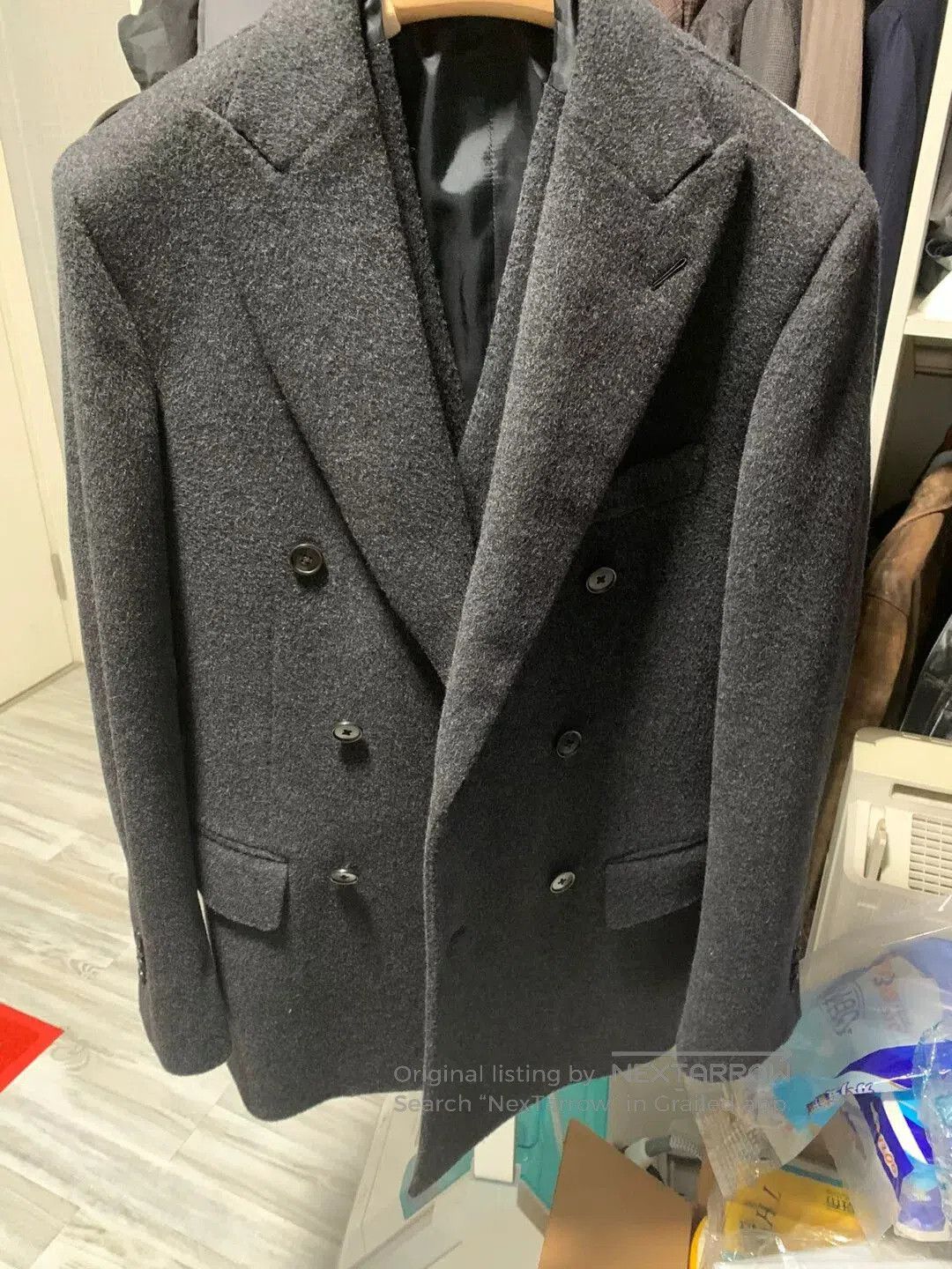 Other custom gray flannel suit with vest. Size US M / EU 48-50 / 2 - 1 Thumbnail
