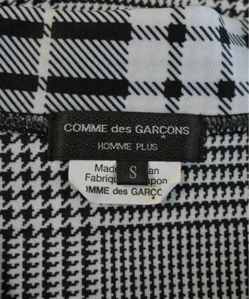 Comme des Garcons Homme Plus Shirt Check Polyester Button Up Uneven Hem Black x White Size US S / EU 44-46 / 1 - 7 Thumbnail