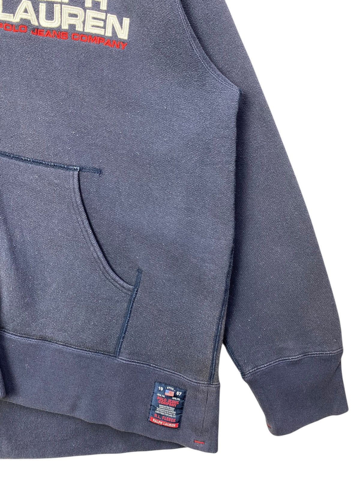 Polo Ralph Lauren Polo Ralph Lauren Hoodie Full Zip Sun Faded Size Large Size US L / EU 52-54 / 3 - 3 Thumbnail
