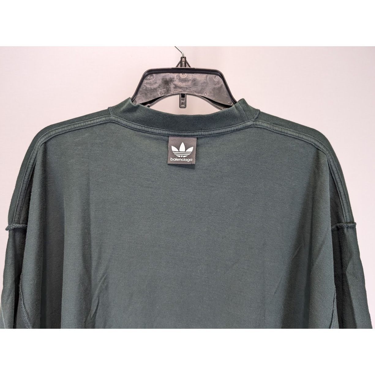 Adidas × Balenciaga Adidas x Balenciaga Oversize T-Shirt in Dark Green Sz.4 Size US XL / EU 56 / 4 - 10 Thumbnail