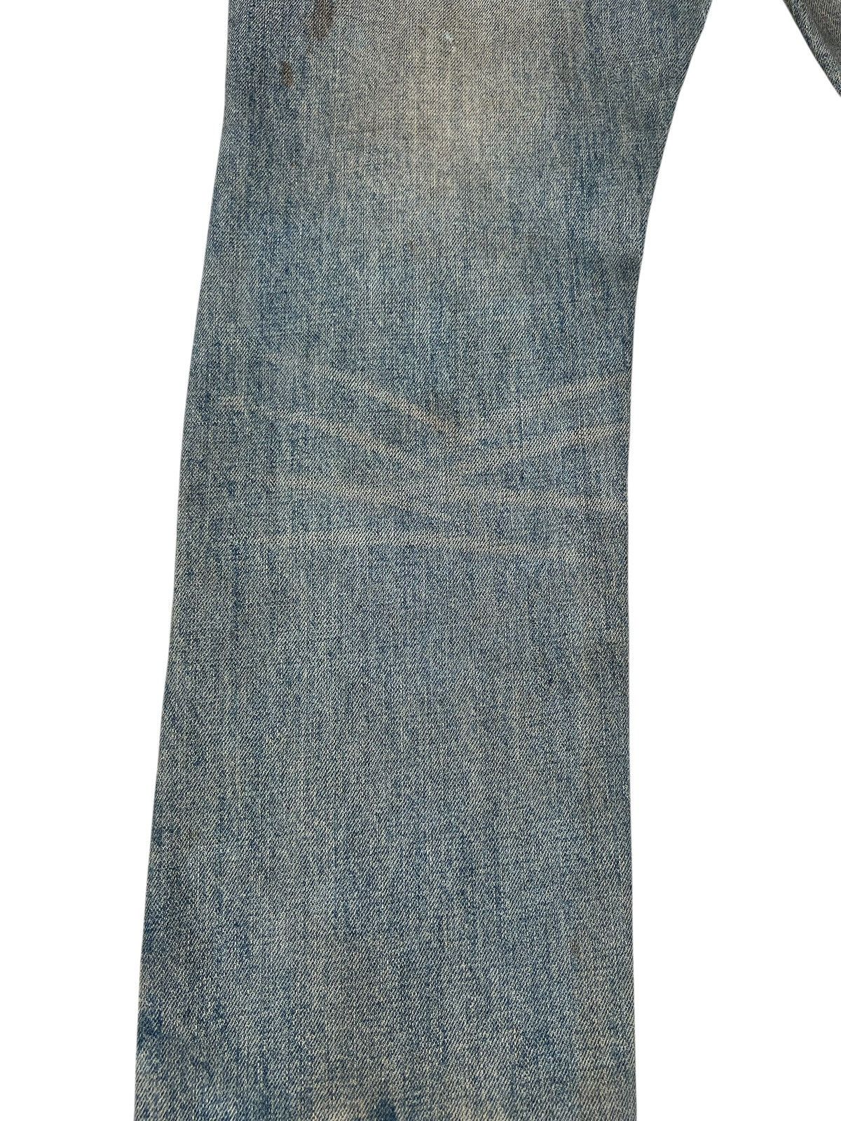 Super Lovers Vintage Super Lovers Japan Distress Dirty Mud Denim Jeans Size US 31 - 16 Thumbnail