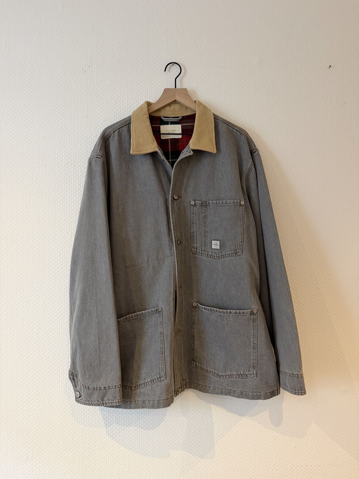 Aime Leon Dore Flannel Lined Barn Jacket Size US XL / EU 56 / 4 - 1 Thumbnail