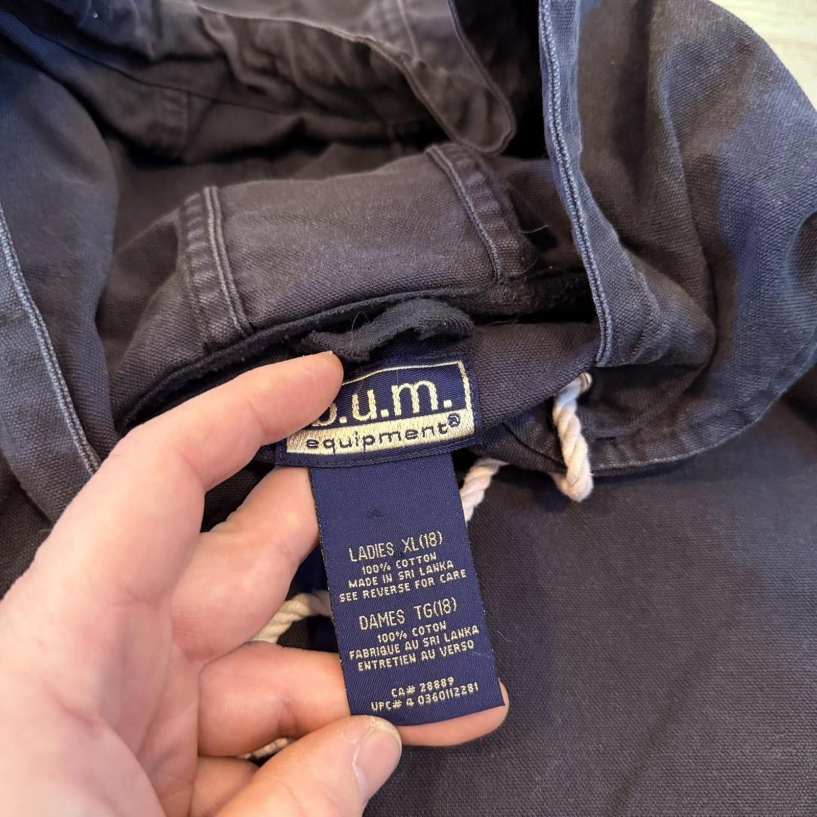 Other vintage bum equipment quarter zip anorak light jacket XL 00s Size XL / US 12-14 / IT 48-50 - 7 Thumbnail