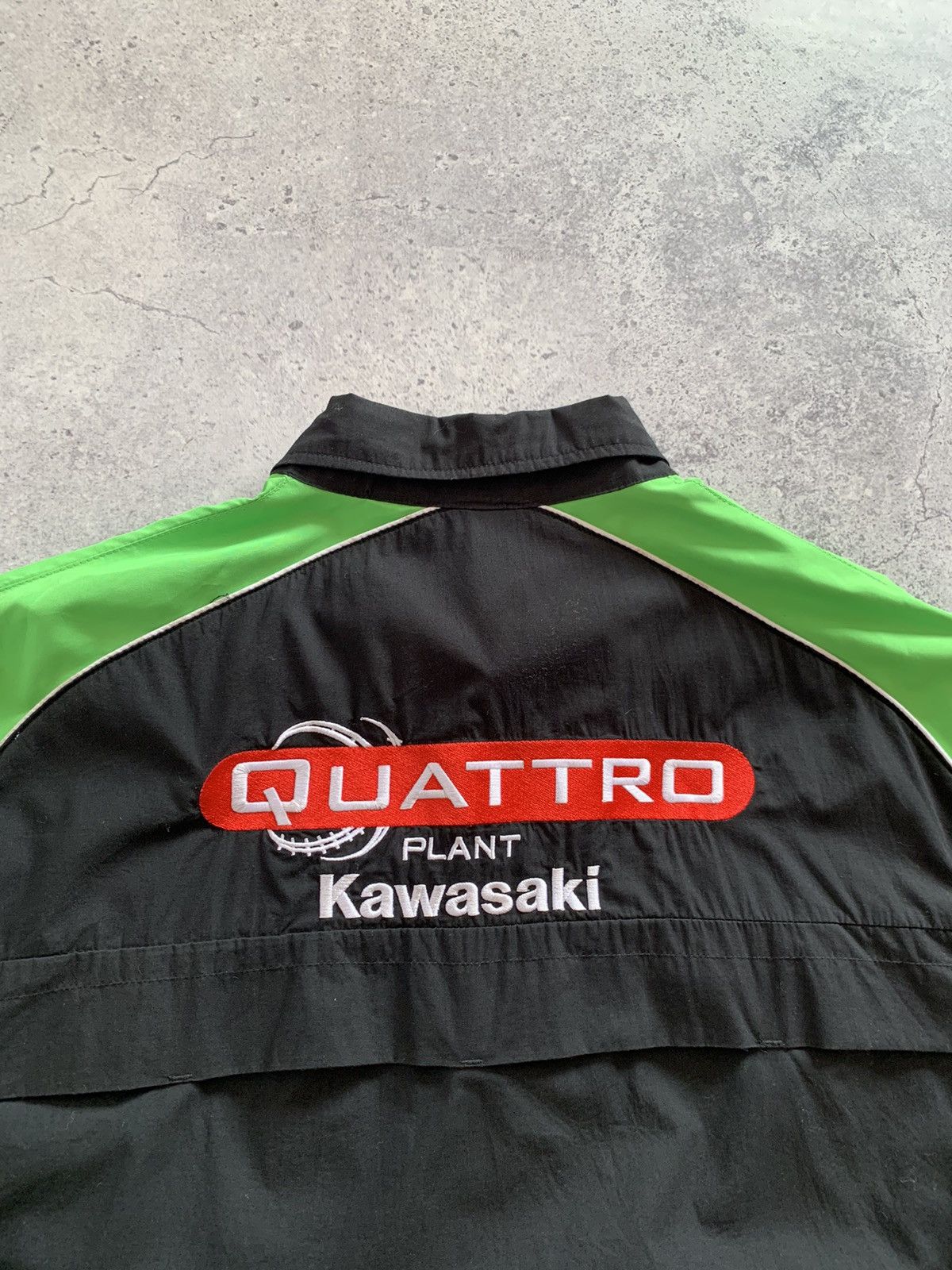 Vintage VTG 90’s Kawasaki Plant Quattro Racing Shirt Size US XL / EU 56 / 4 - 10 Thumbnail