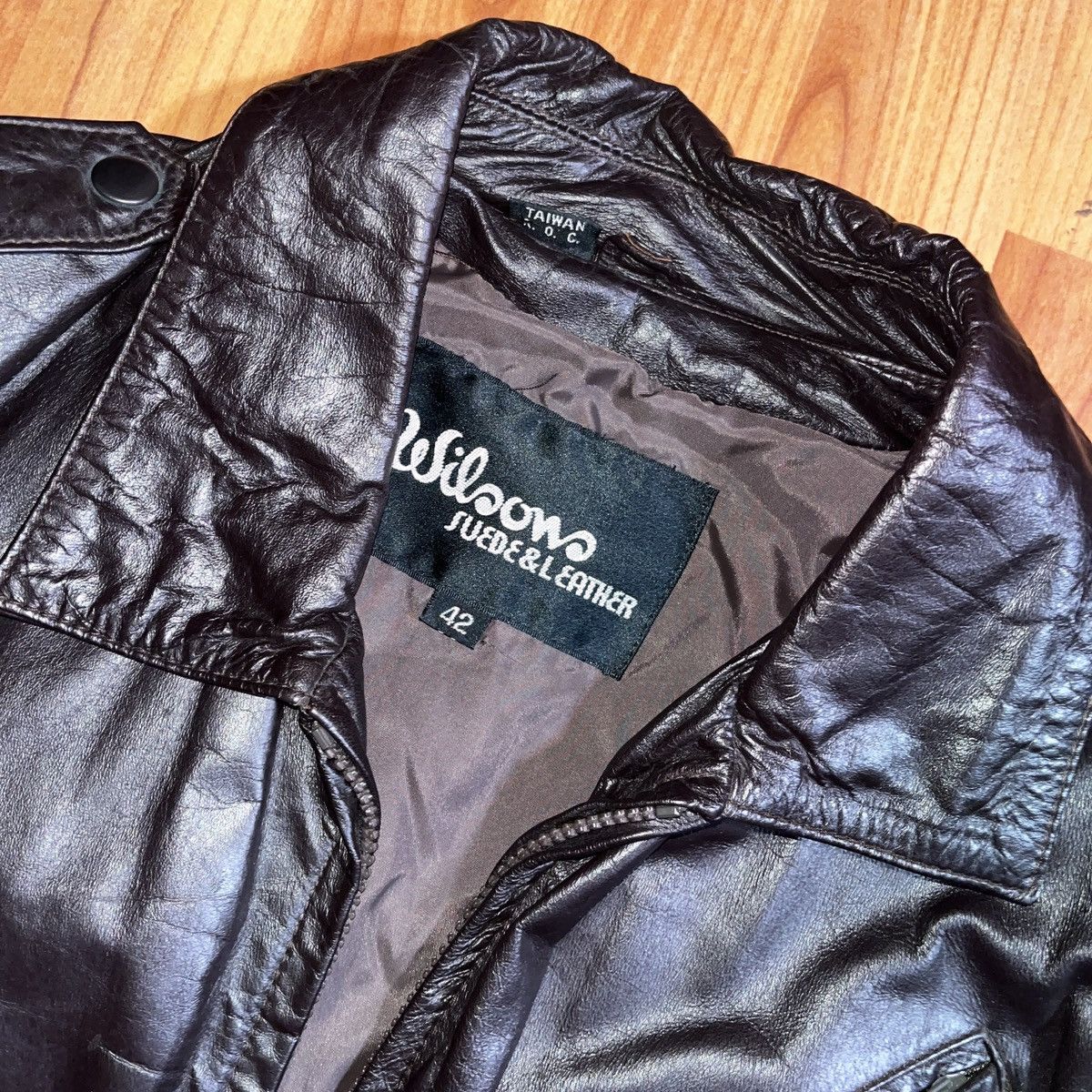 Wilsons Leather Vintage Wilson’s Suede & Leather 42 Brown Leather Jacket Size US L / EU 52-54 / 3 - 5 Thumbnail