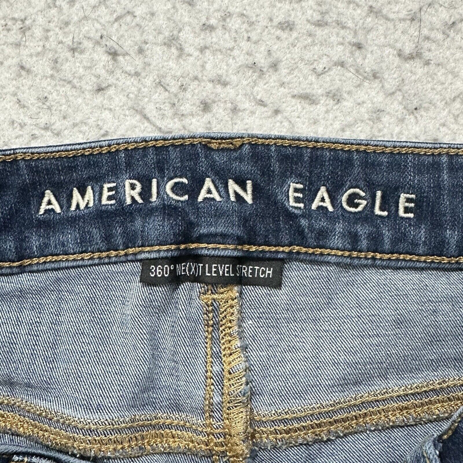 American Eagle Outfitters American Eagle 4 L Skinny Leg Jeans 360 Next Level Stretch Size 27" / US 4 / IT 40 - 5 Thumbnail