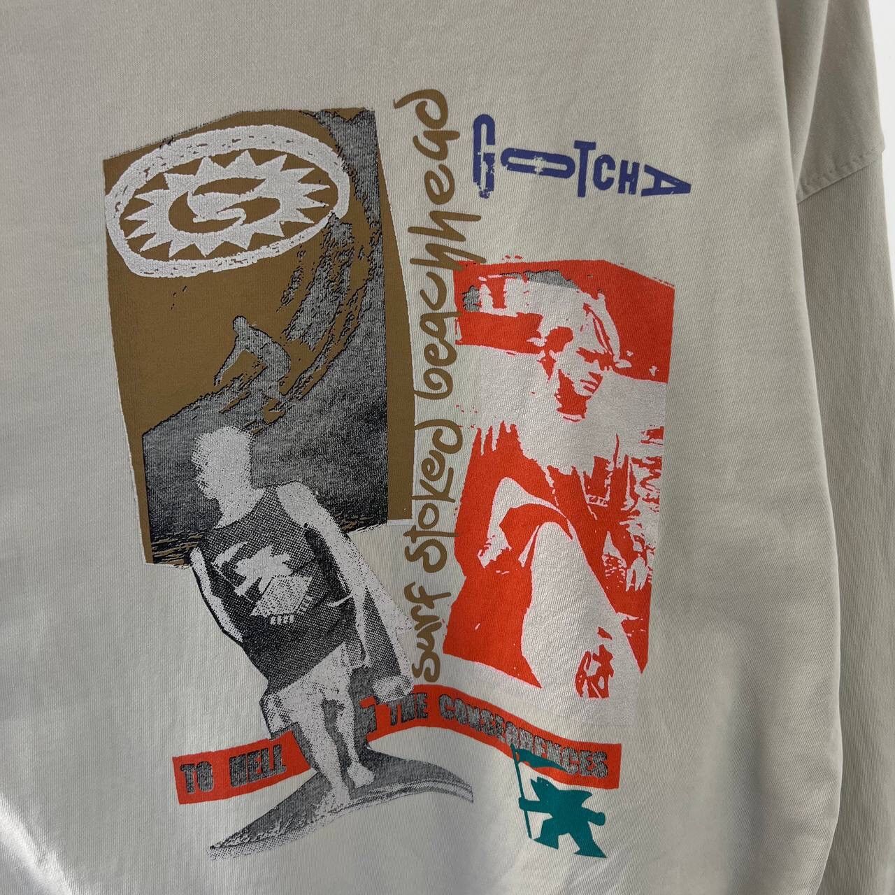 Gotcha Vintage Gotcha Sweatshirt Oversized Y2K Big Logo Size US XL / EU 56 / 4 - 6 Thumbnail