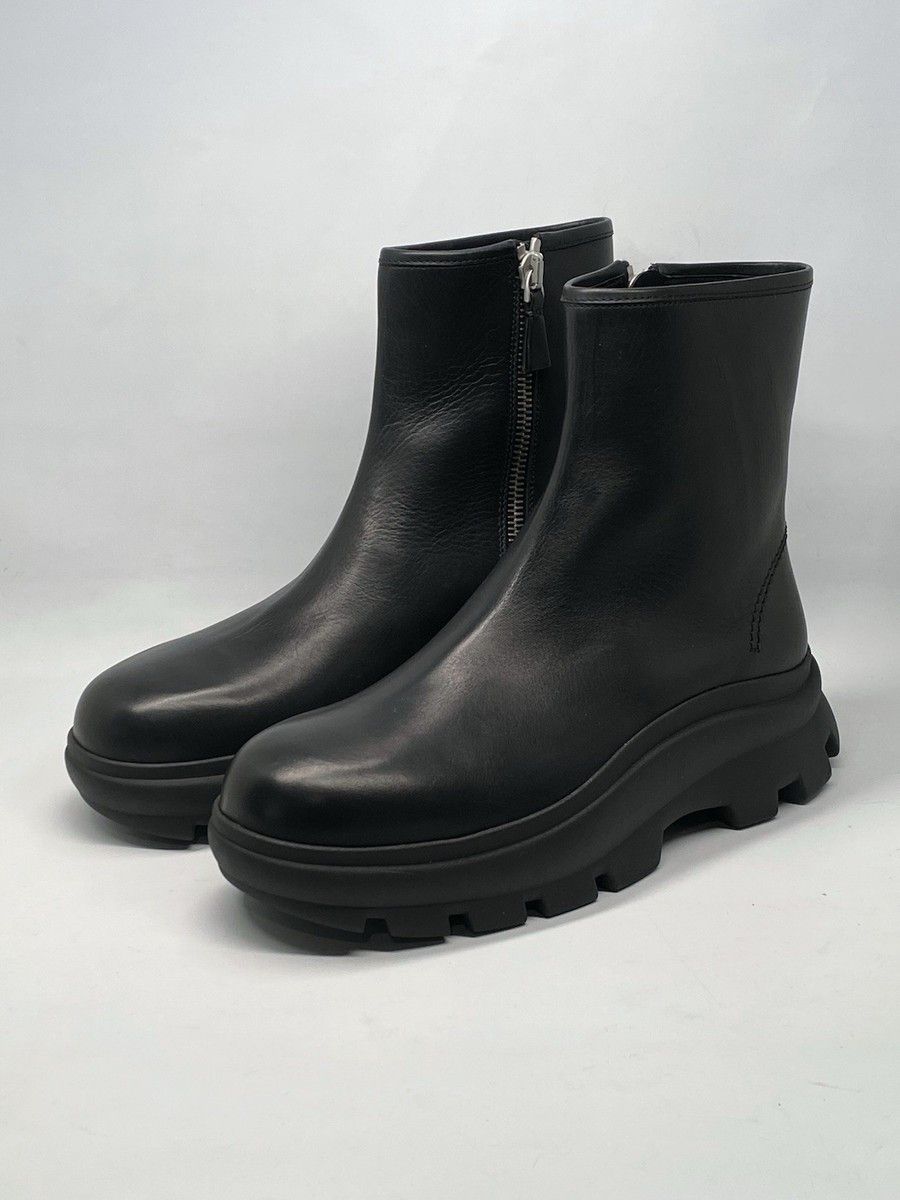 Jil Sander FW 24 Black zip Boots sz 45 Size US 12 / EU 45 - 1 Thumbnail