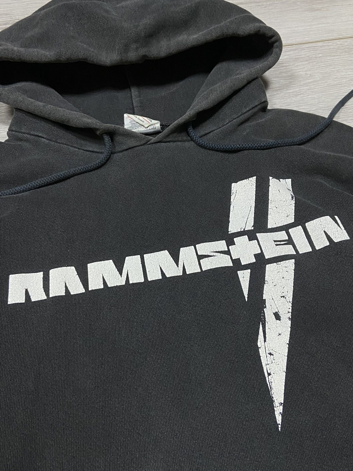 Vintage Vintage Rammstein Reise Reise Distressed Hoodie Size US XL / EU 56 / 4 - 10 Thumbnail