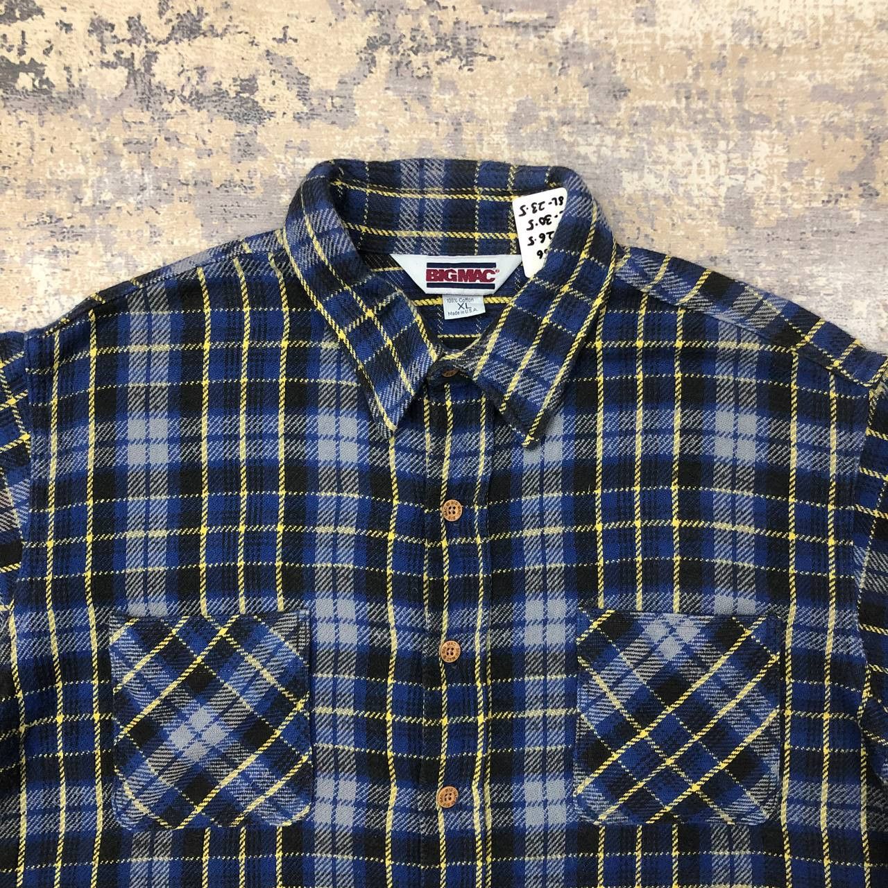 Big Mac Y466 VTG USA BIG MAC TARTAN JACKET Size US XL / EU 56 / 4 - 5 Thumbnail