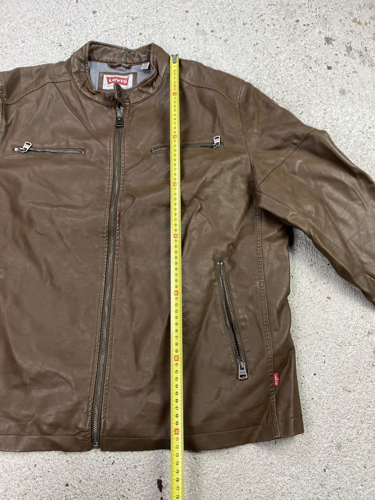 Levi's Levis eco leather brown jacket Size US XXL / EU 58 / 5 - 10 Thumbnail