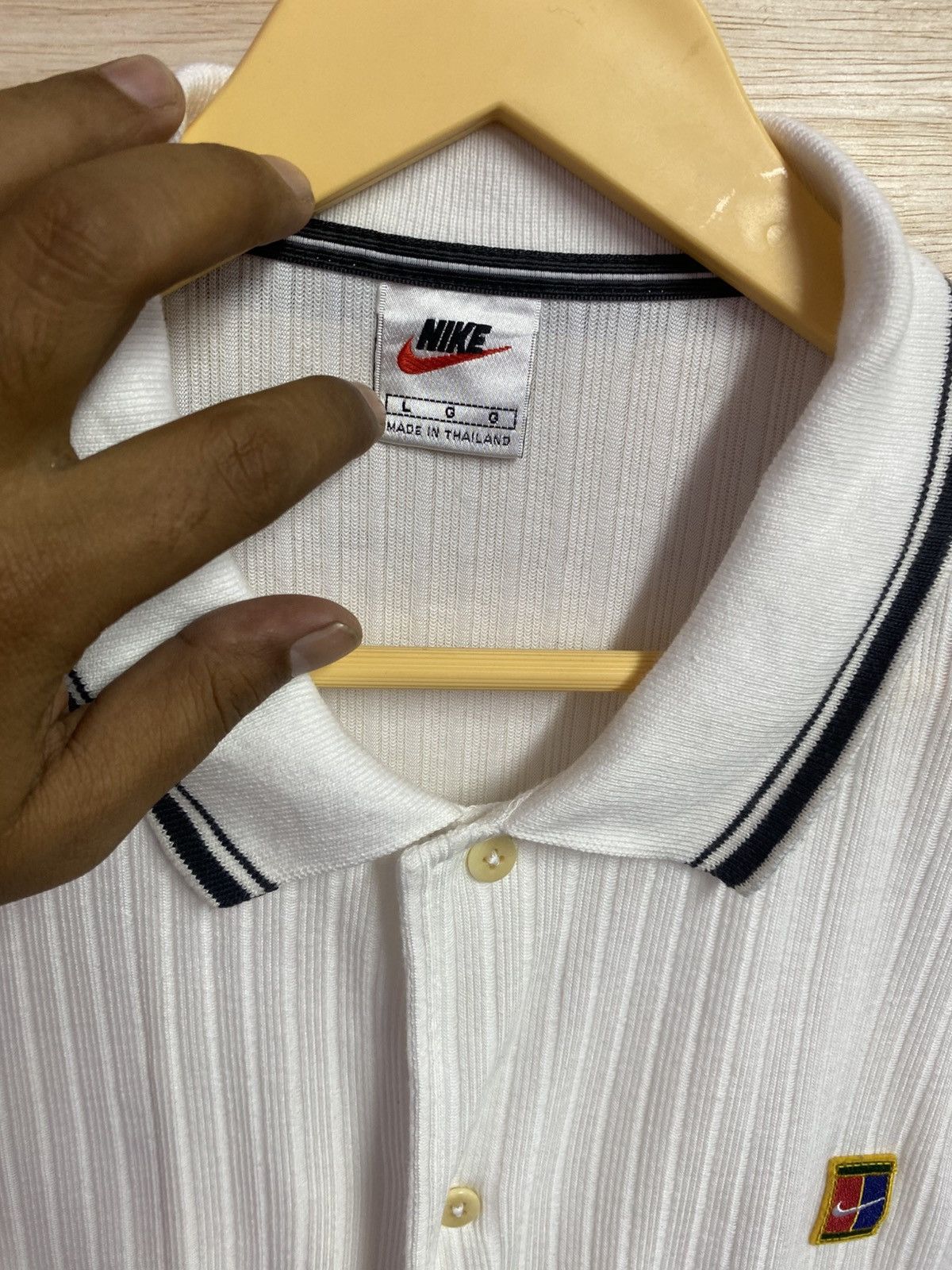 Nike Vintage nike court tshirt buttons ups Size US XXL / EU 58 / 5 - 6 Thumbnail