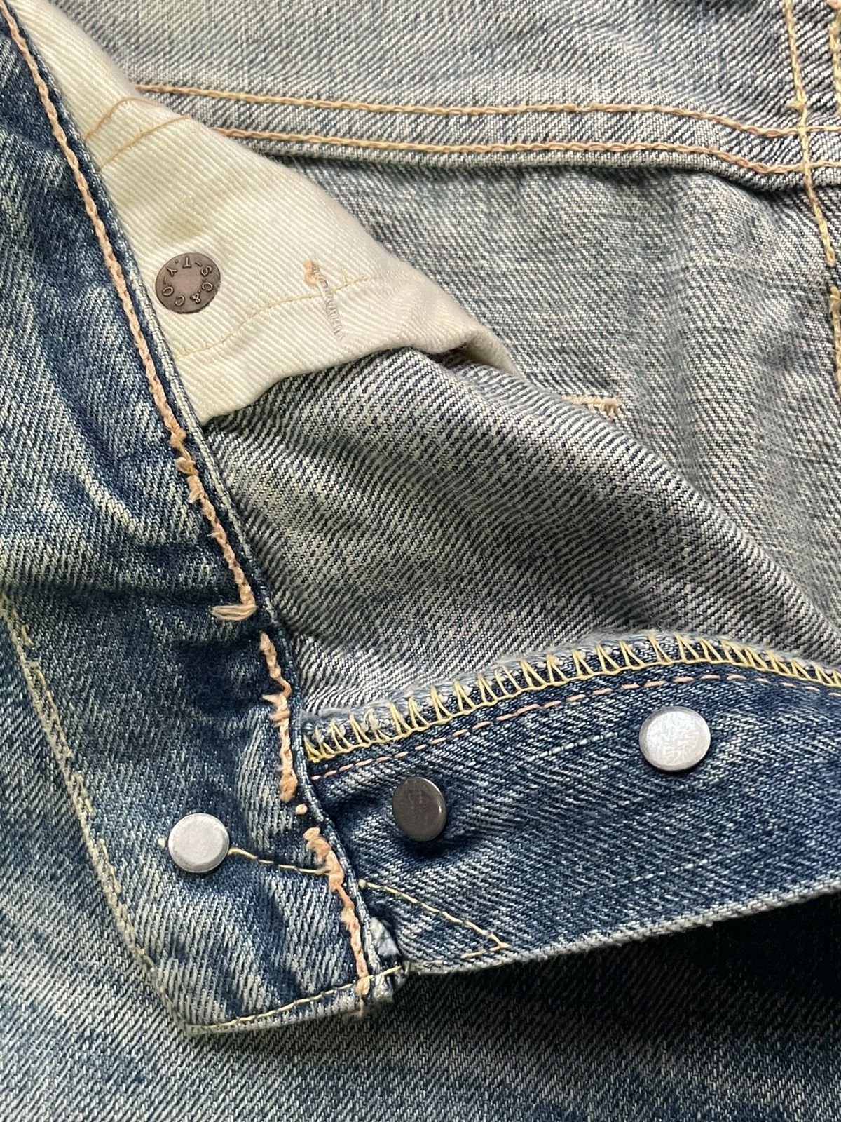 Sugar Cane Vintage Sugar Cane Lot 902 Selvedge Distresed Denim Size US 32 / EU 48 - 24 Thumbnail