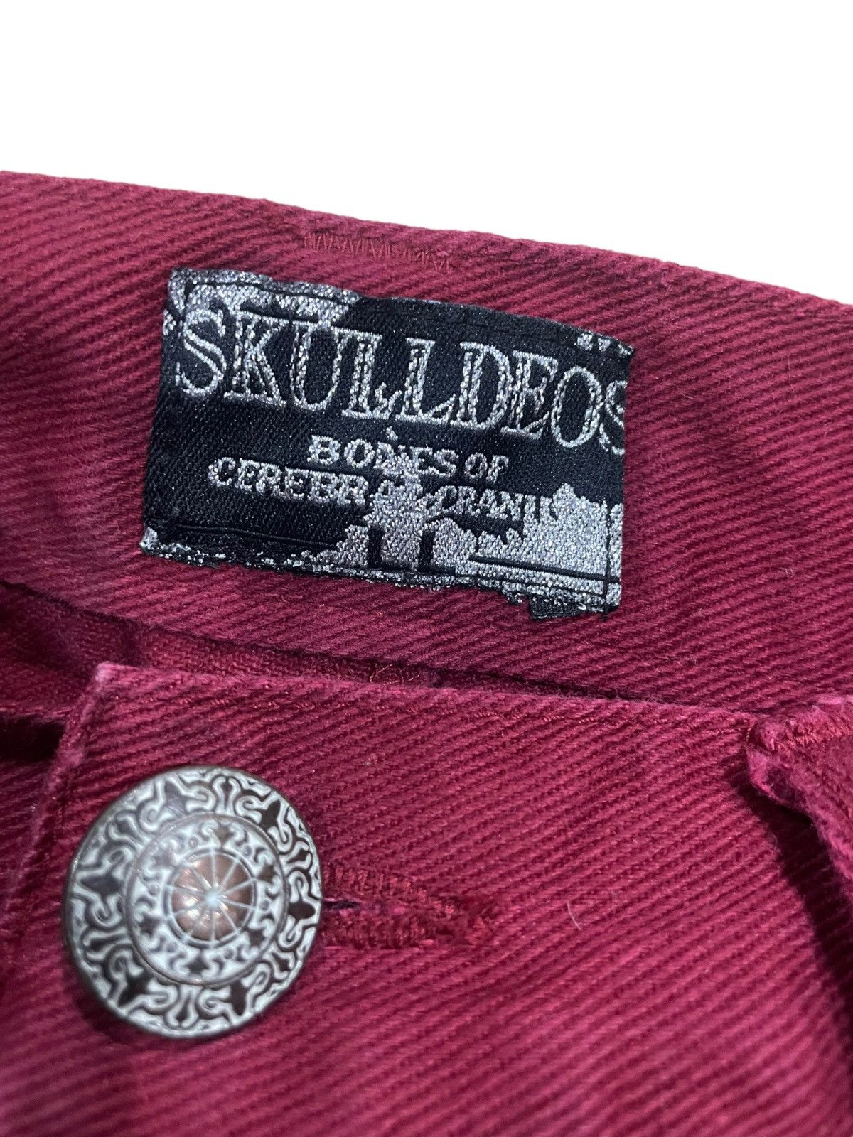 If Six Was Nine × Japanese Brand × Le Grande Bleu (L.G.B.) Japanese Skulldeos Bones Of Cerebral Cranium Jeans Size US 32 / EU 48 - 16 Thumbnail