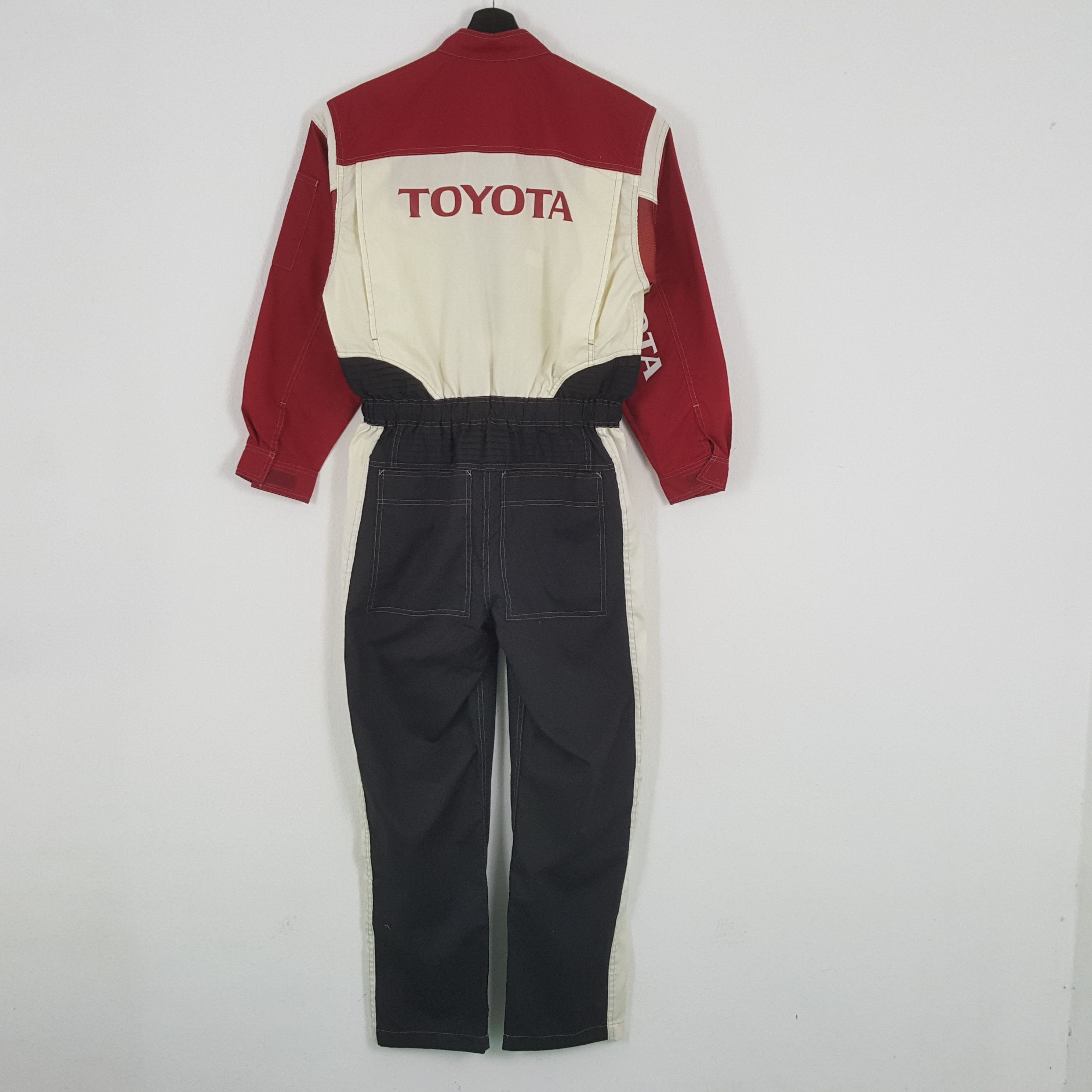Vintage TOYOTA TECNO Racing Motorsports Style Coverall Jacket Size US M / EU 48-50 / 2 - 1 Thumbnail