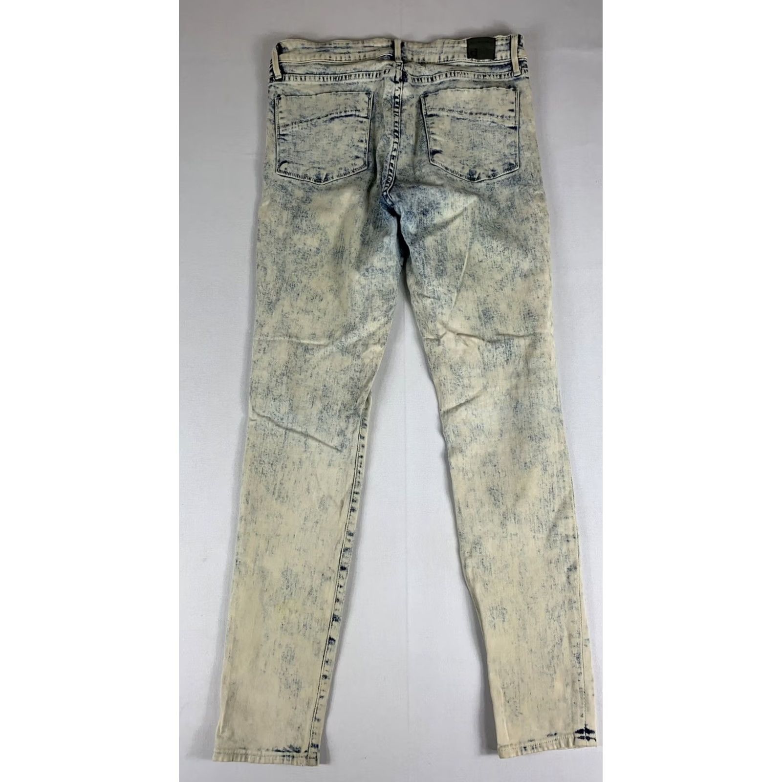 Vintage Denimocracy Skinny Jeans Womens Size 30 Blue Acid Wash 30x30 Size 30" / US 8 / IT 44 - 5 Thumbnail