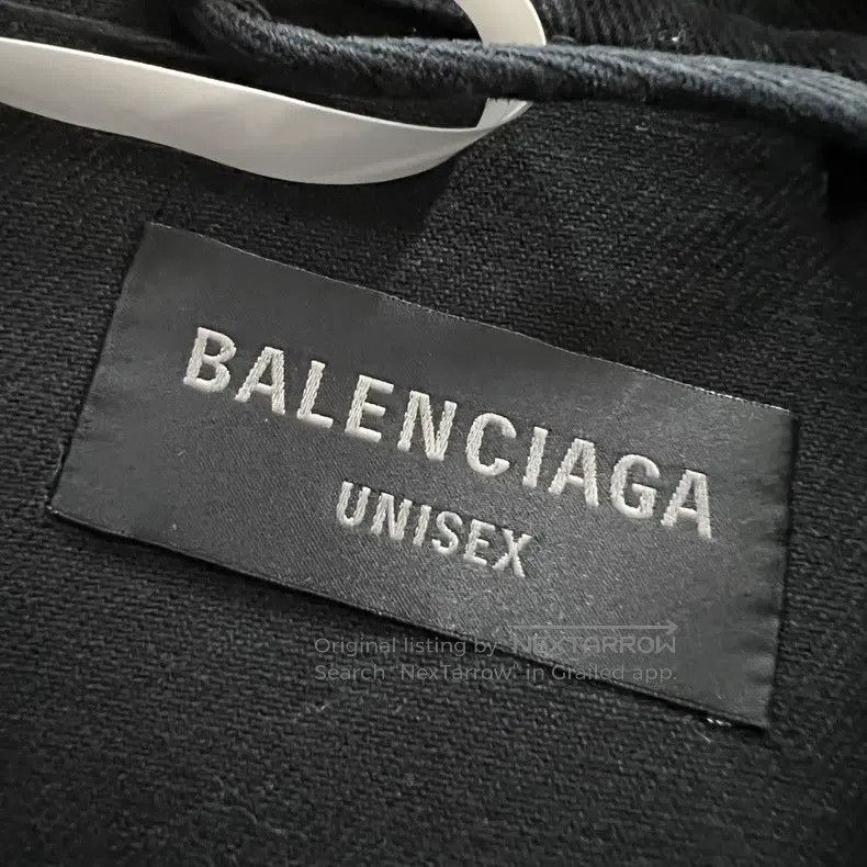 Balenciaga Balenciaga Black washed denim jacket Size US M / EU 48-50 / 2 - 3 Thumbnail