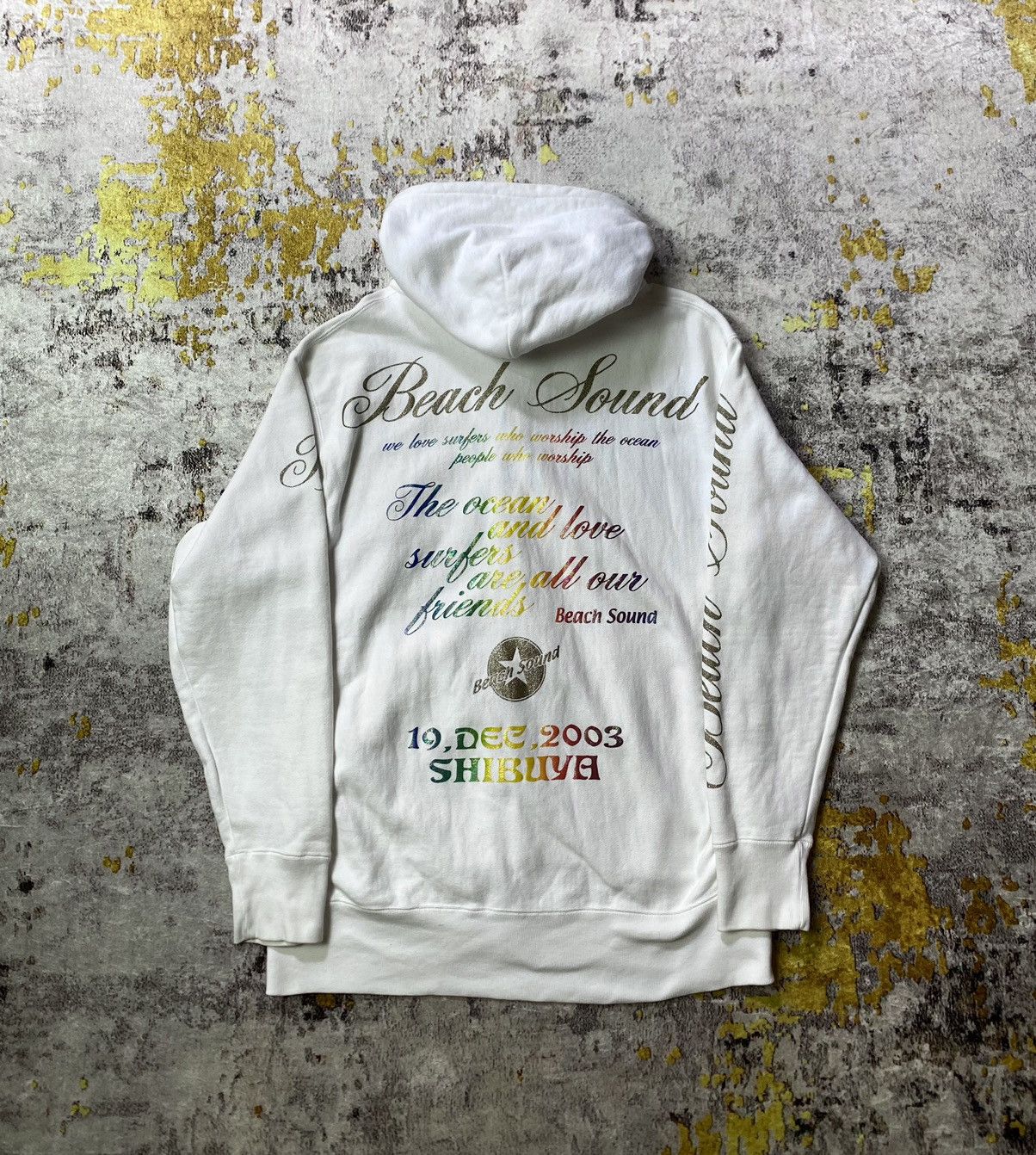 Japanes Beach Sound Zip Hoodie
