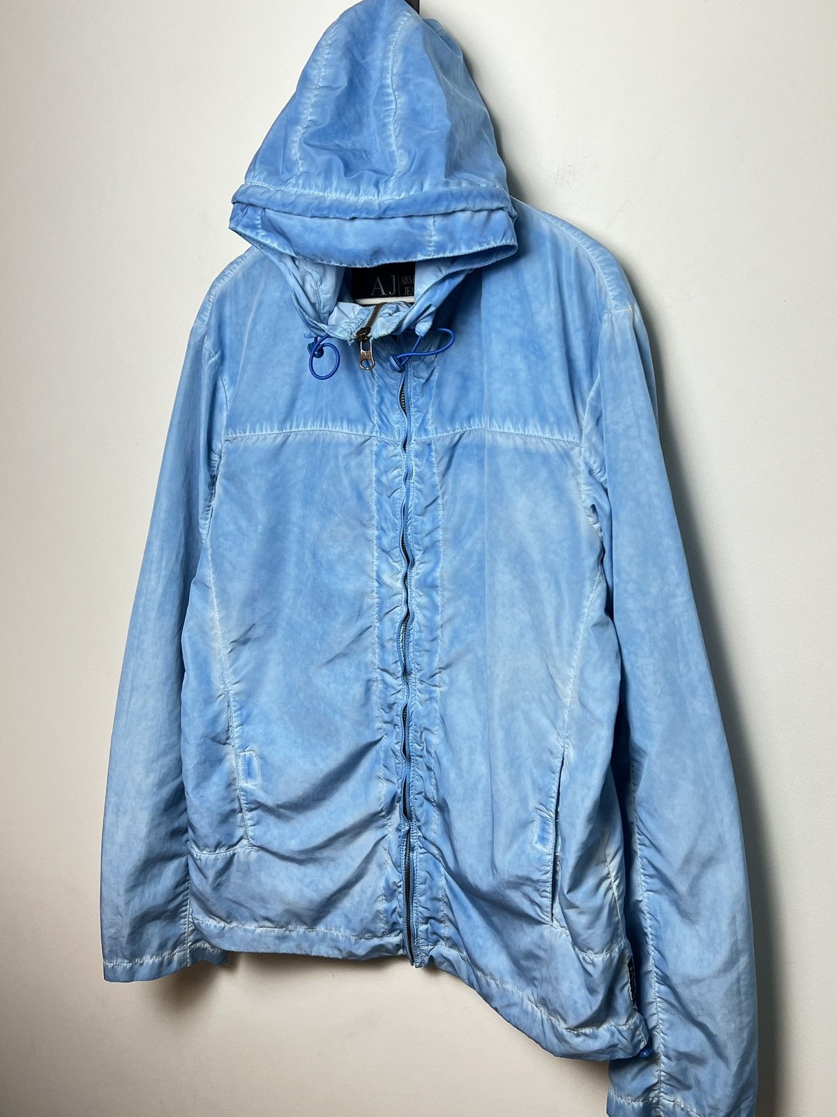 Giorgio Armani armani y2k dyed nylon jacket windrunner Size US L / EU 52-54 / 3 - 4 Thumbnail