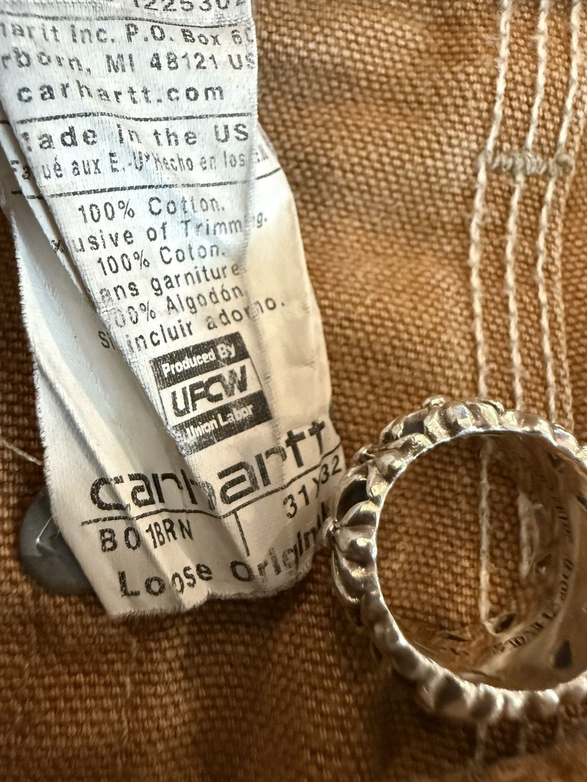 Carhartt Vintage 90s Destroyed Carhartt Double Knee Size US 30 / EU 46 - 5 Thumbnail