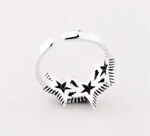 Japanese Brand 3 Star Adjustable Ring Size ONE SIZE - 4 Thumbnail