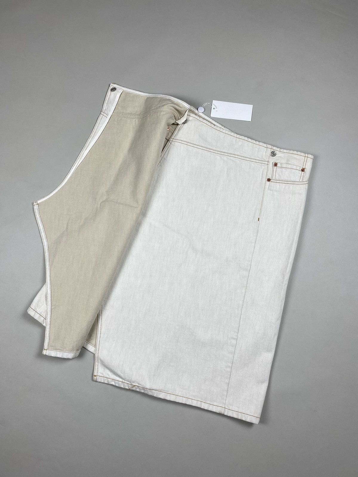 Maison Margiela BNWT! Maison Margiela ladies denim wrap midi skirt size 38 Size 26" / US 2 / IT 38 - 14 Thumbnail