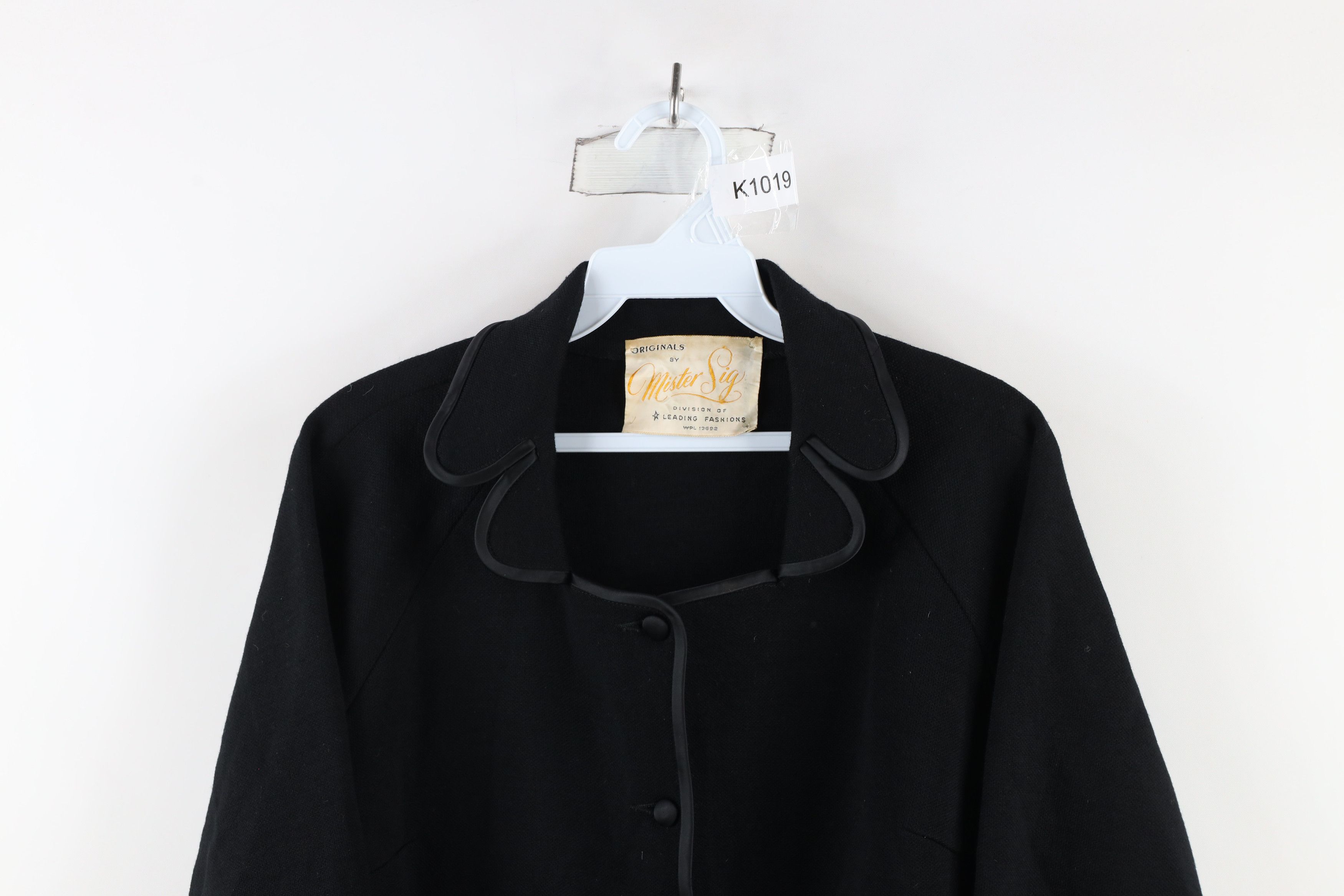 Vintage Vintage 50s 60s Rockabilly Trim Wool Knit Blazer Jacket USA Size M / US 6-8 / IT 42-44 - 2 Thumbnail