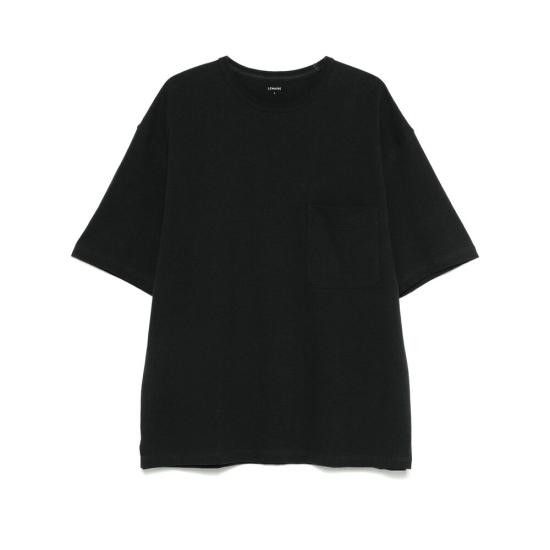 LEMAIRE Men T-Shirts TO1382 LJ1010 BK995 BLACK