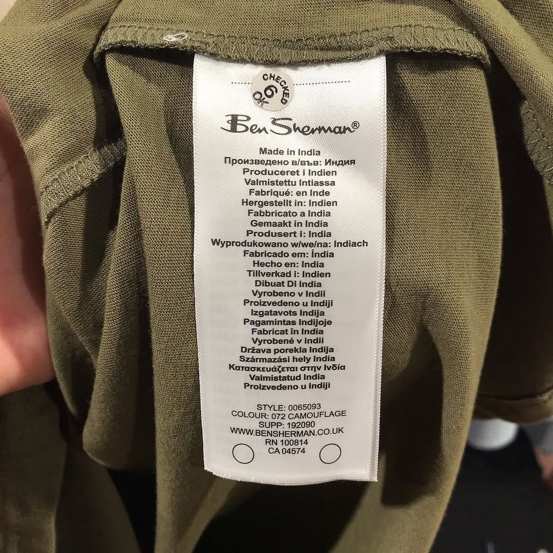 Ben Sherman × Hysteric Glamour Ben Sherman Signature Mod Target T-shirt in Camouflage Green Size US L / EU 52-54 / 3 - 8 Thumbnail