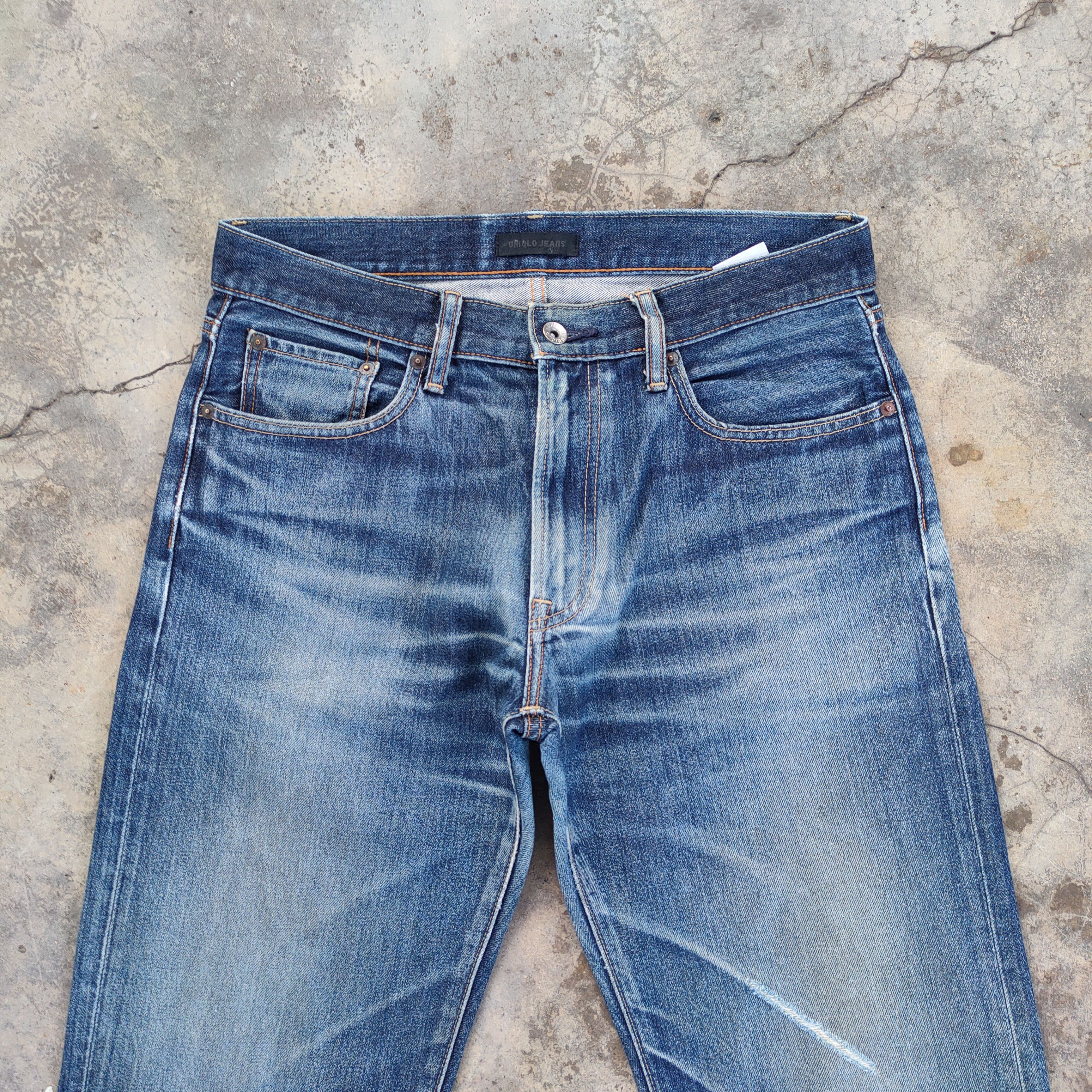 Japanese Brand × Jean × Vintage W33 VINTAGE JAPANESE FADED JEANS DENIM PANTS Size US 33 - 3 Thumbnail