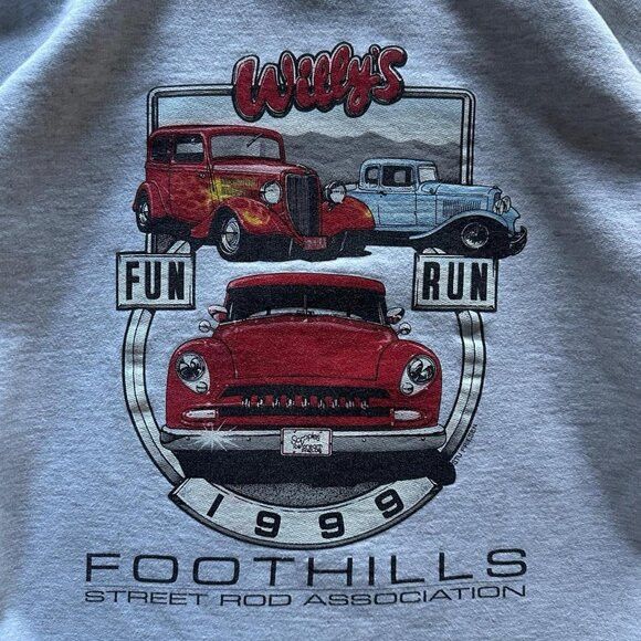 Vintage vintage car graphic boxy sweatshirt Size US L / EU 52-54 / 3 - 2 Thumbnail