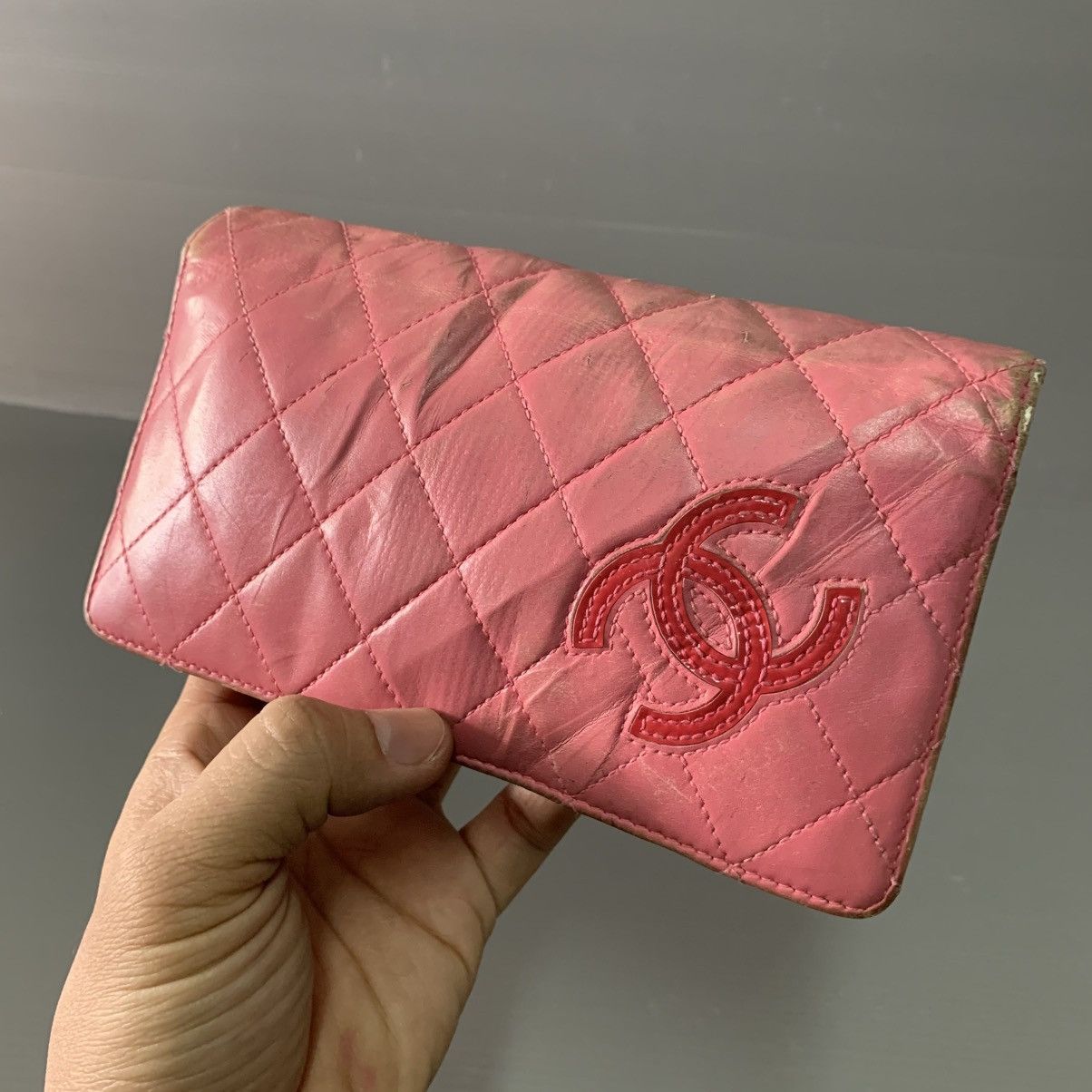 Chanel Chanel Pink Leather Long Wallet Size ONE SIZE - 16 Thumbnail