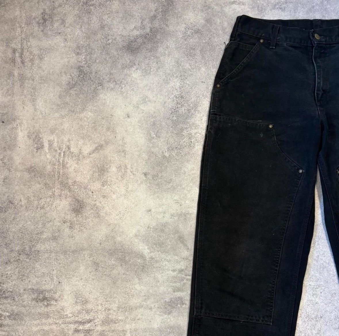 Carhartt Vintage Carharrt B136 BLK baggy double-knee carpenter pants Size US 30 / EU 46 - 3 Thumbnail