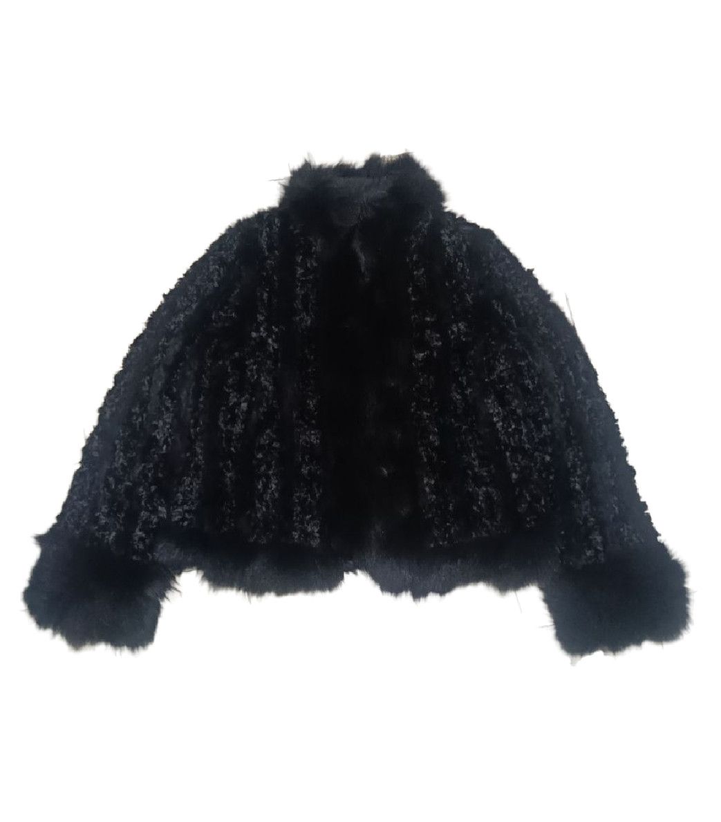 14th Addiction Vintage Y2K real Fur cropped coat jacket AvantGarde 00s Size L / US 10 / IT 46 - 5 Thumbnail