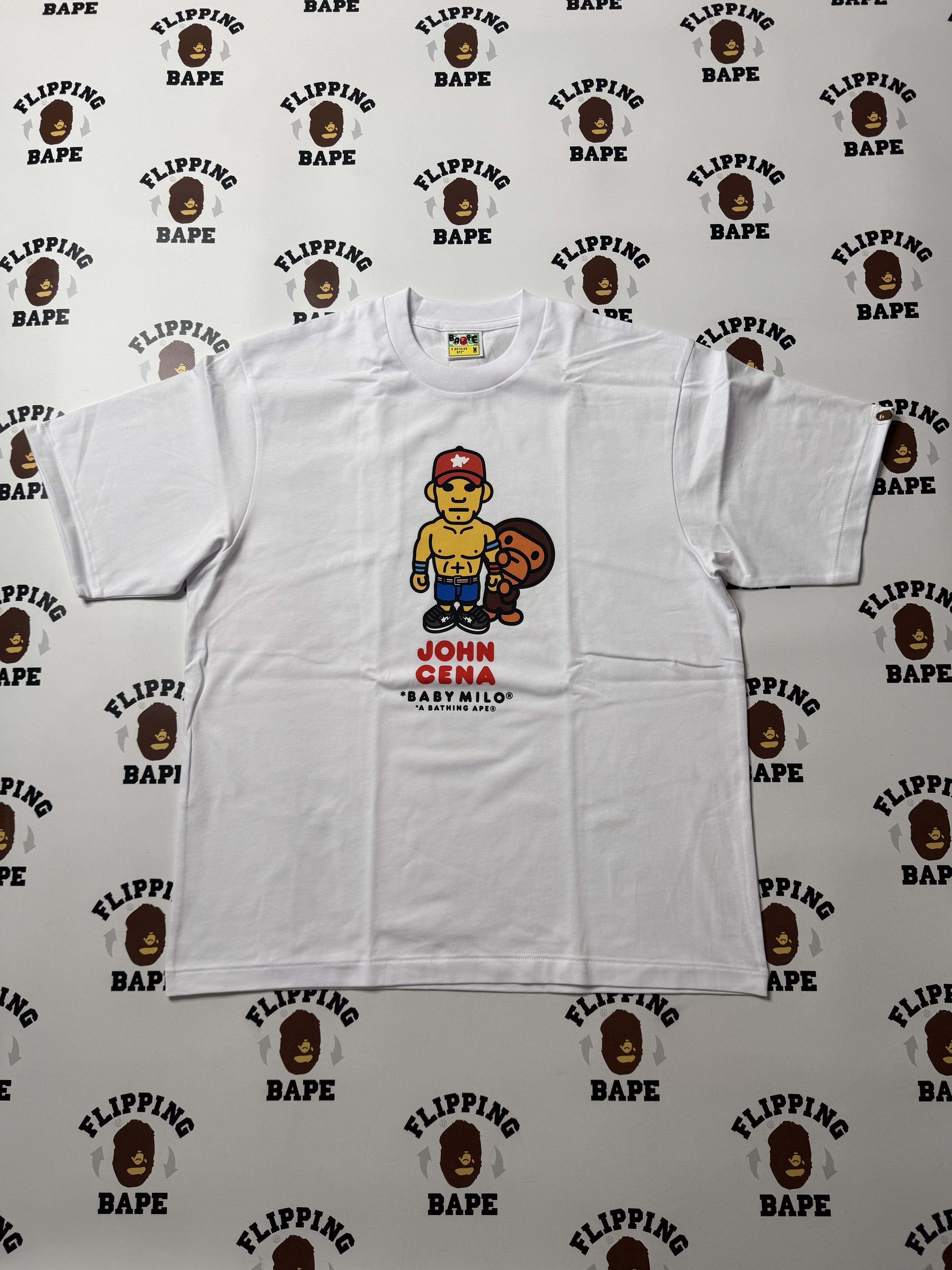 Bape BAPE X WWE JOHN CENA BABY MILO RELAXED FIT TEE Size US XL / EU 56 / 4 - 1 Thumbnail