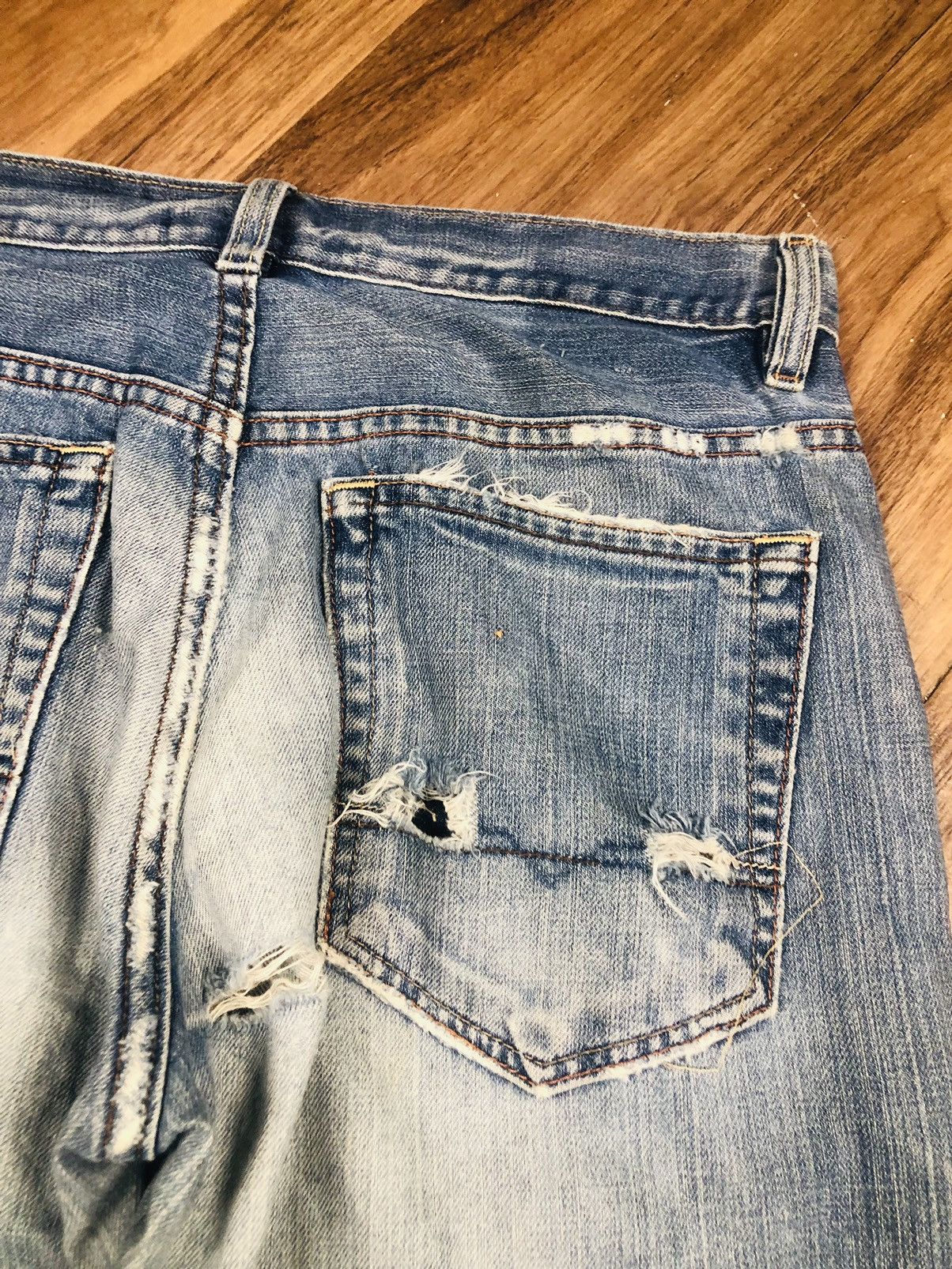 Old Navy Old Navy Bootcut Distress Jeans (36) Size US 30 / EU 46 - 18 Thumbnail