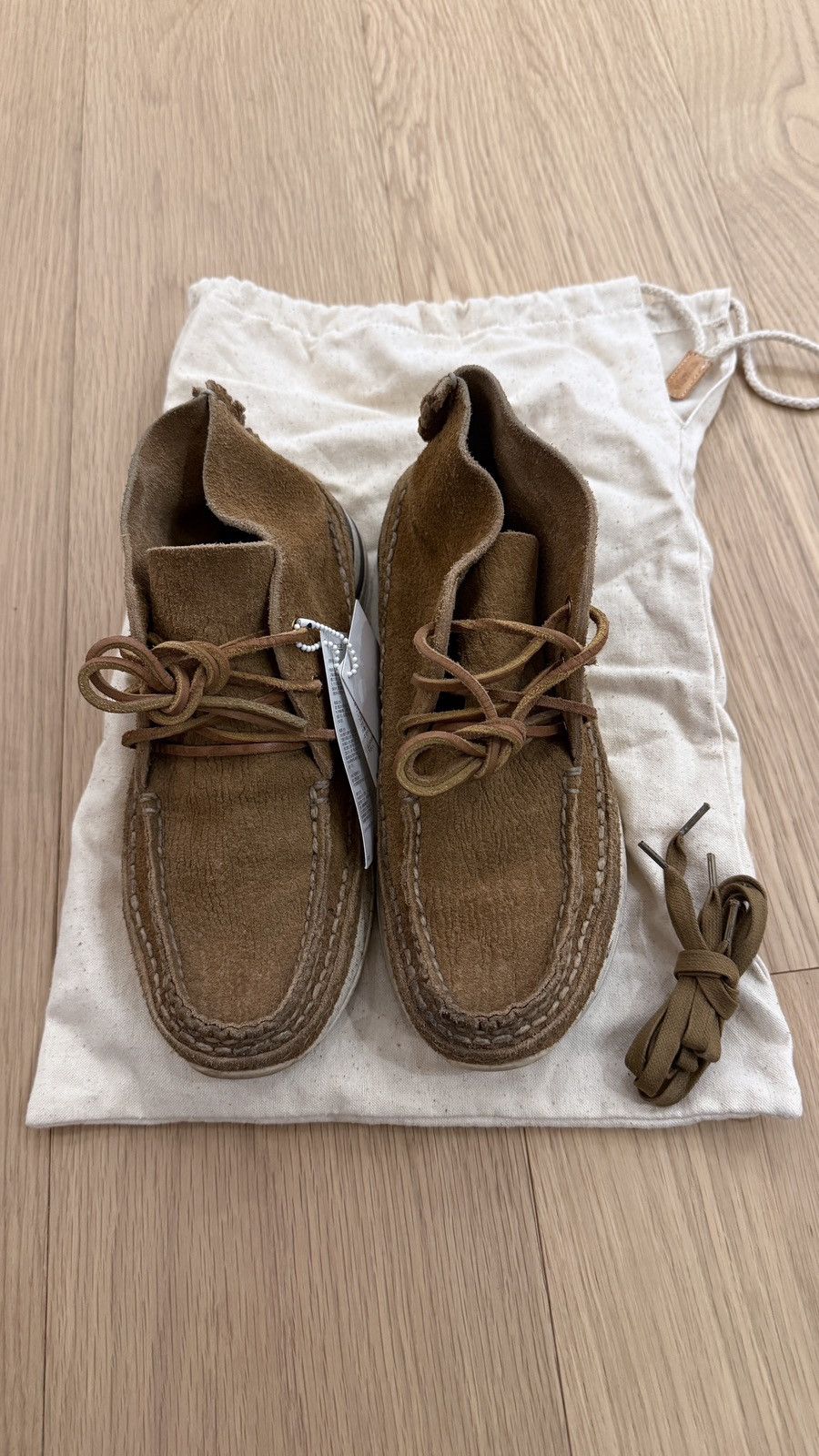 Visvim Yucca Moc Boot Mid Brown Suede – Size US 9 Size US 9 / EU 42 - 1 Thumbnail