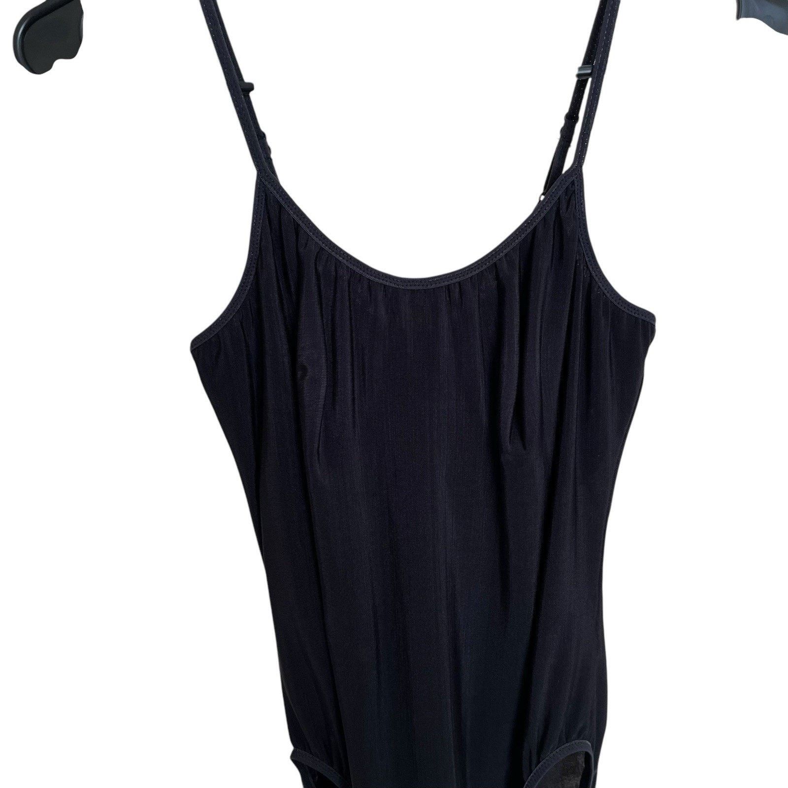 Vintage OLGA | Vintage Black Slinky Babydoll Teddy Lingerie 36 11009 Size ONE SIZE - 2 Thumbnail