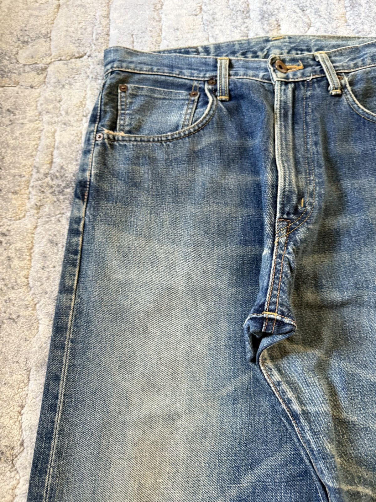 Edwin Edwin 505 Rare OG Type 1 Selvedge Baggy Jeans Size US 32 / EU 48 - 11 Thumbnail