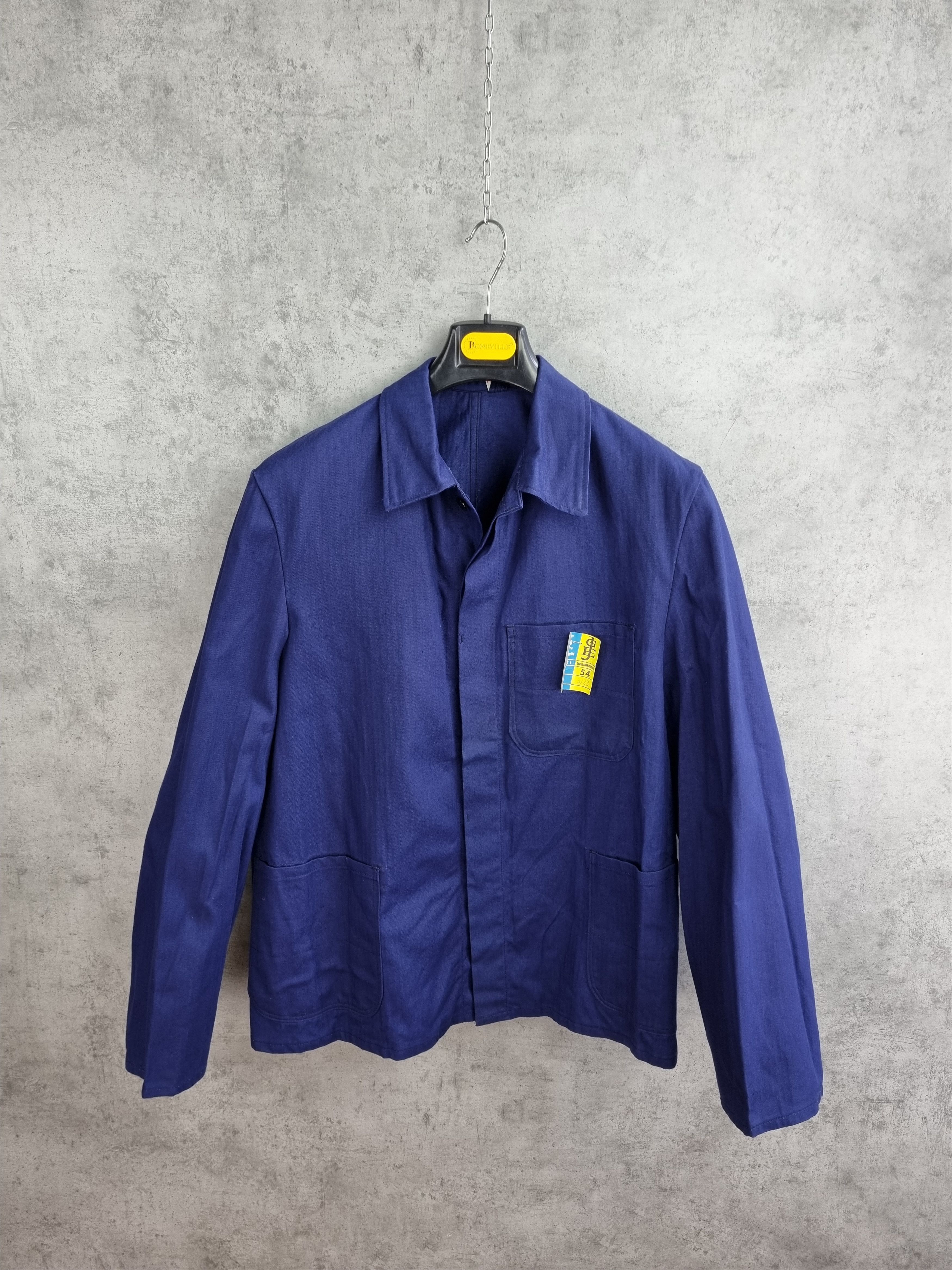 Le Laboureur × Vetra × Vintage 60s Rare New Vintage Sanfor Chore Worker Light Jacket Size US L / EU 52-54 / 3 - 2 Thumbnail