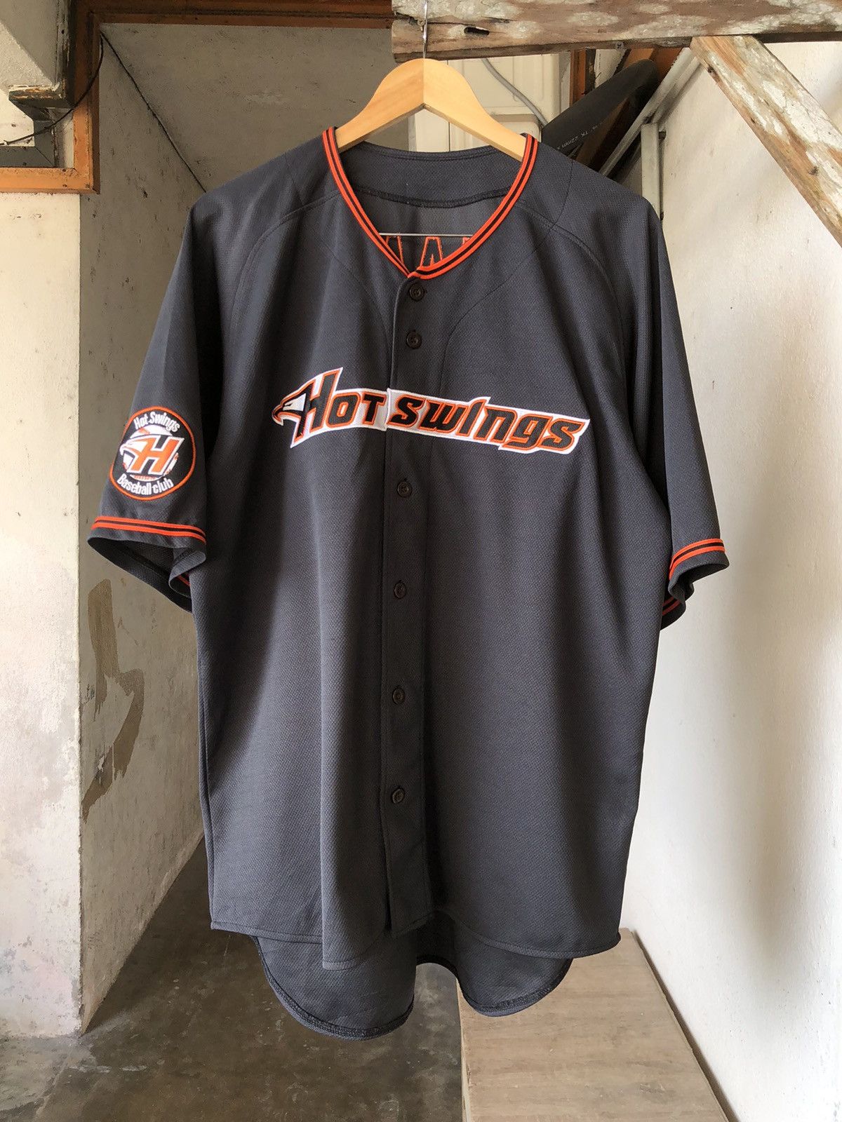 MLB Hot Swings Baseball Clup "JJANG" MLB Jersey HipHop Size US XXL / EU 58 / 5 - 2 Thumbnail