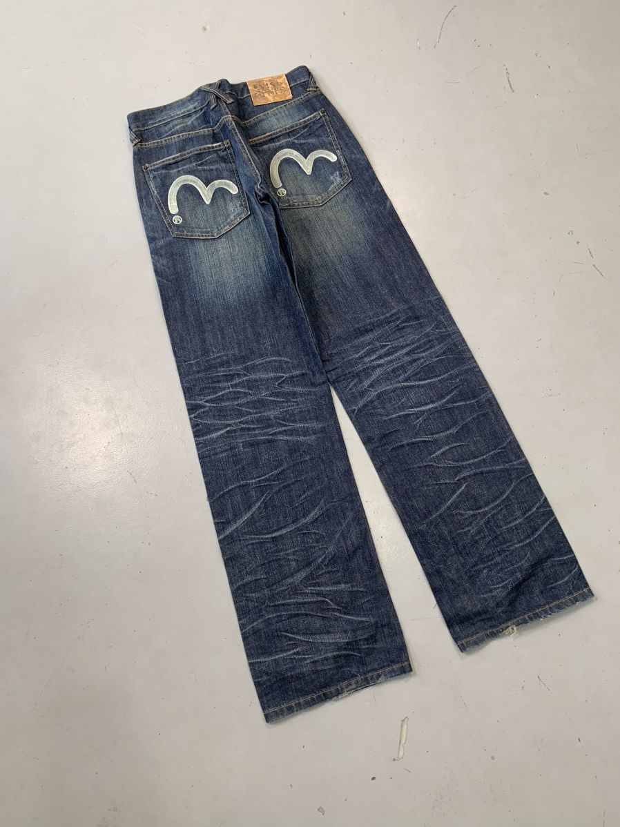 Japanese Brand Vintage Evisu inspired denim baggy fit Size US 30 / EU 46 - 1 Thumbnail