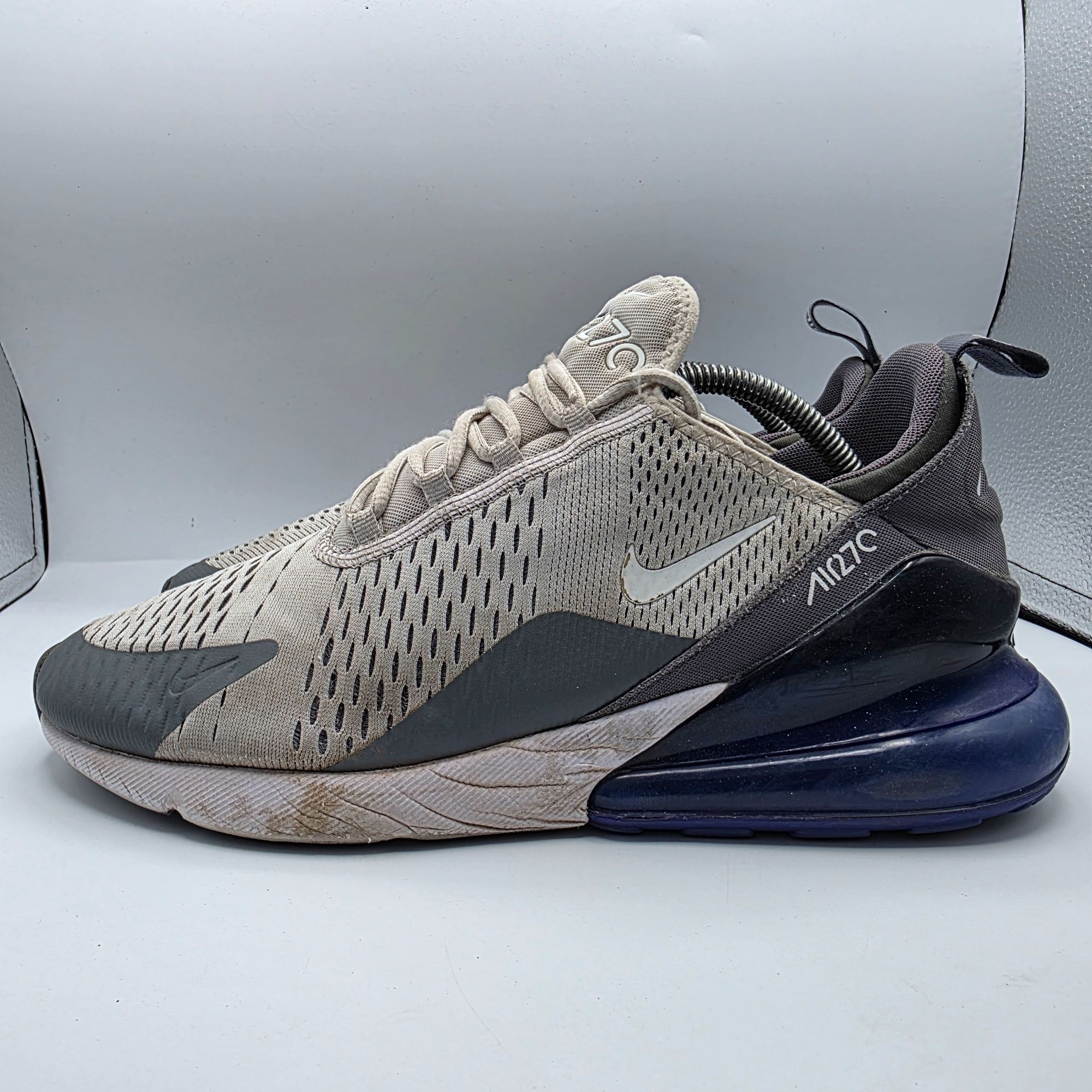 Nike Nike Air Max 270 Mens Size 10 White Persian Violet Athletic Size US 10 / EU 43 - 13 Thumbnail