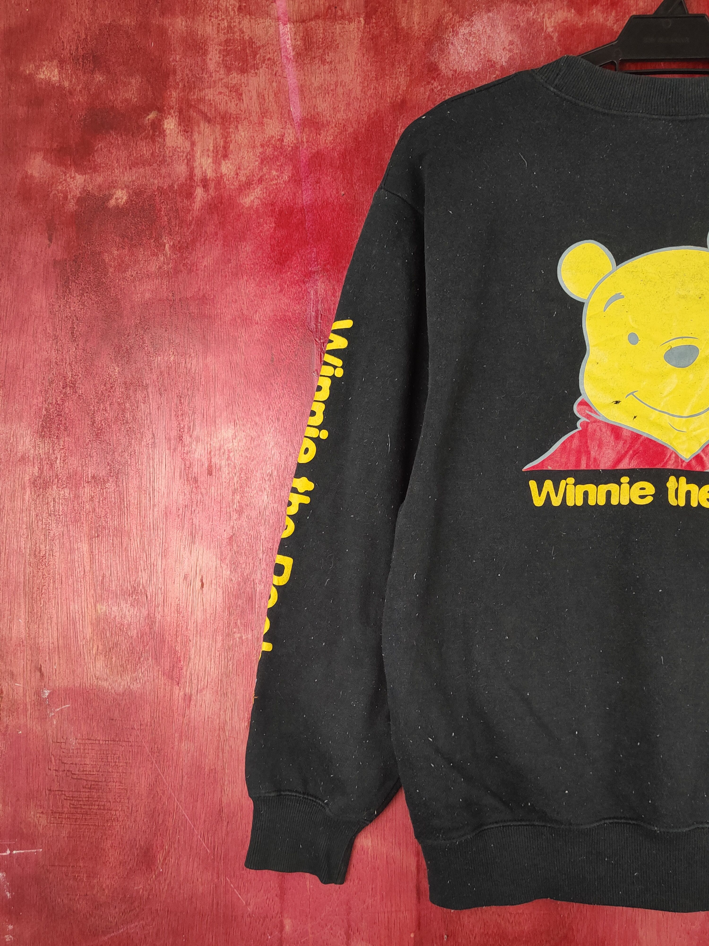 Cartoon Network × Disney × Vintage vintage Disney Black Winnie the Pooh Sweatshirts #S1552 Size M / US 6-8 / IT 42-44 - 3 Thumbnail