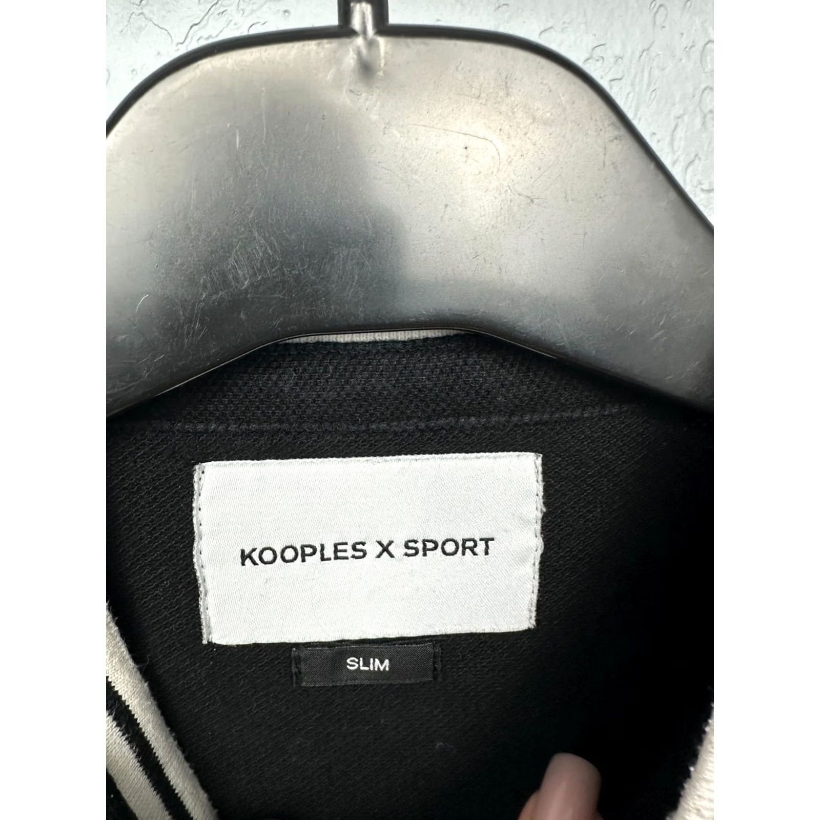 The Kooples The Kooples X Sport Mens Henley Long Sleeve Polo Shirt XS Polo, Black, Size US XS / EU 42 / 0 - 5 Thumbnail