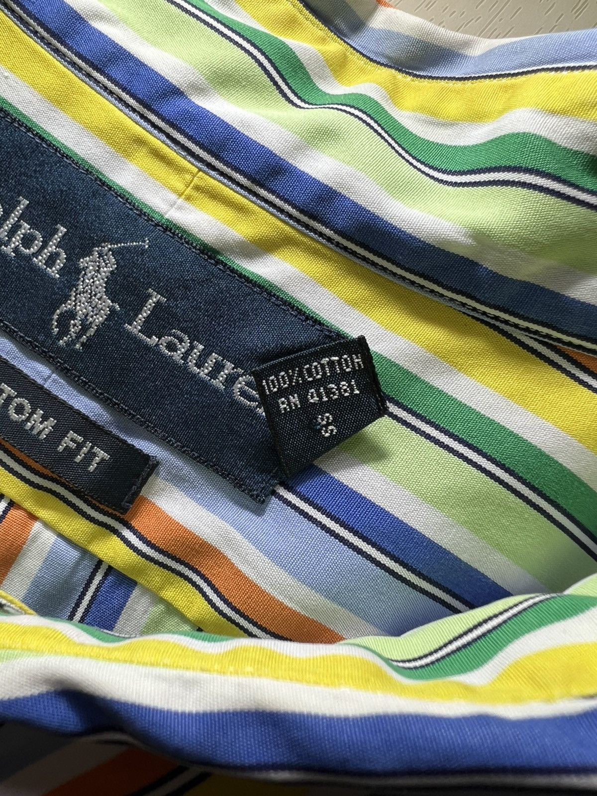 Polo Ralph Lauren Polo Ralph Lauren Multi-color Vertical Stripes Vibrant Size US XL / EU 56 / 4 - 9 Thumbnail