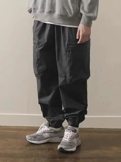 Japanese Brand 20SS Indigo Union Japan Grey Worker Jogger Pants Size US 32 / EU 48 - 3 Thumbnail
