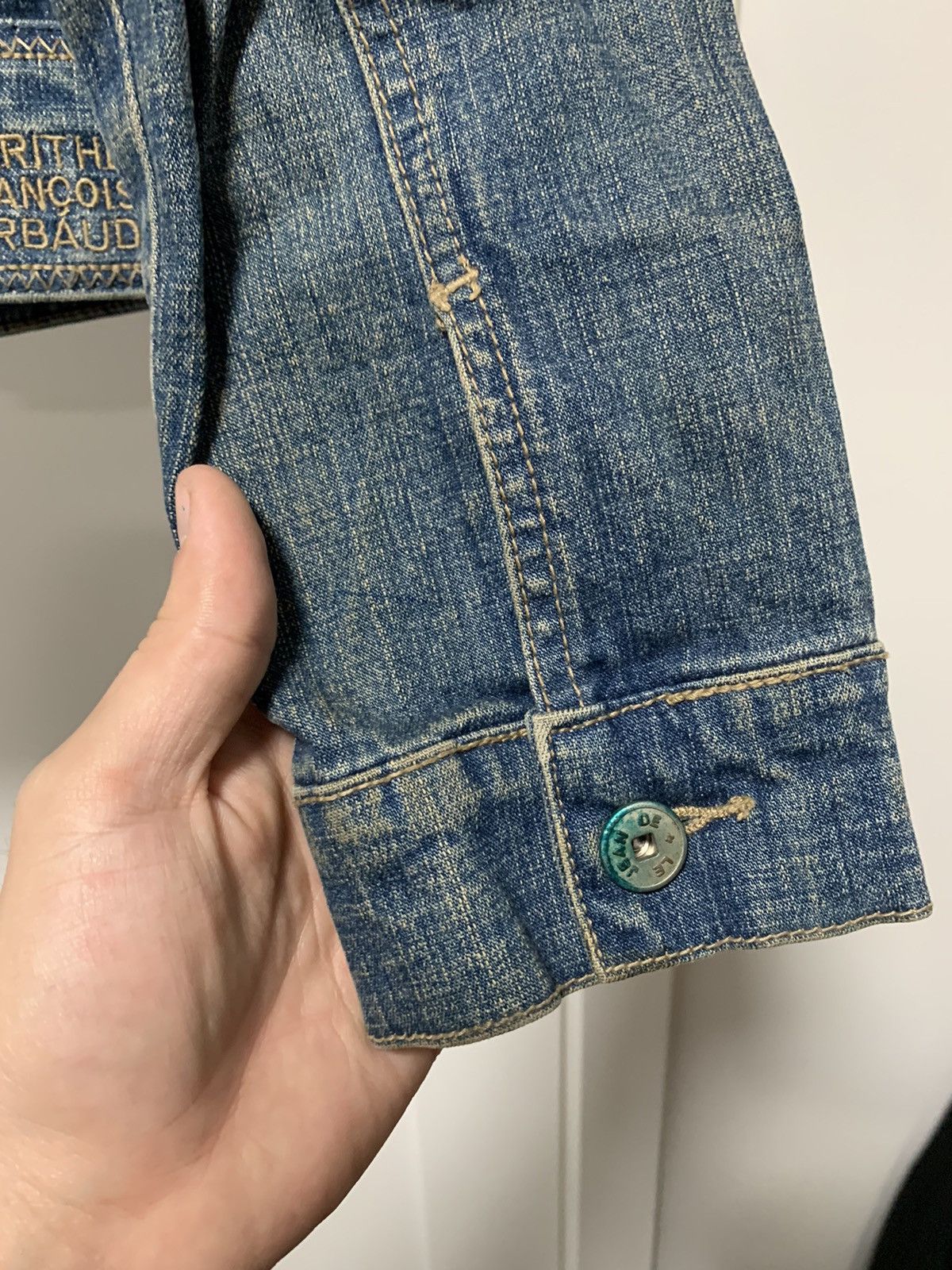 Marithe + Francois Girbaud Marithe Francois Girbaud Denim Jacket Size S / US 4 / IT 40 - 11 Thumbnail