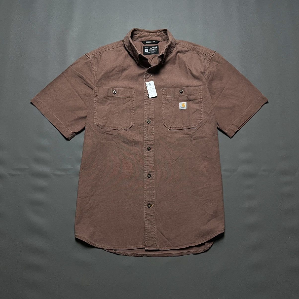 Carhartt × Vintage Vintage Carharrt Rugged Flex Work Shirt Size US L / EU 52-54 / 3 - 1 Thumbnail